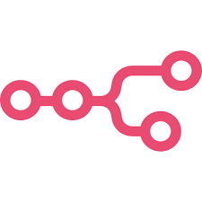 Illustration of a simple network diagram with connected circles and lines, which is the logo of the AI tool N8n.io