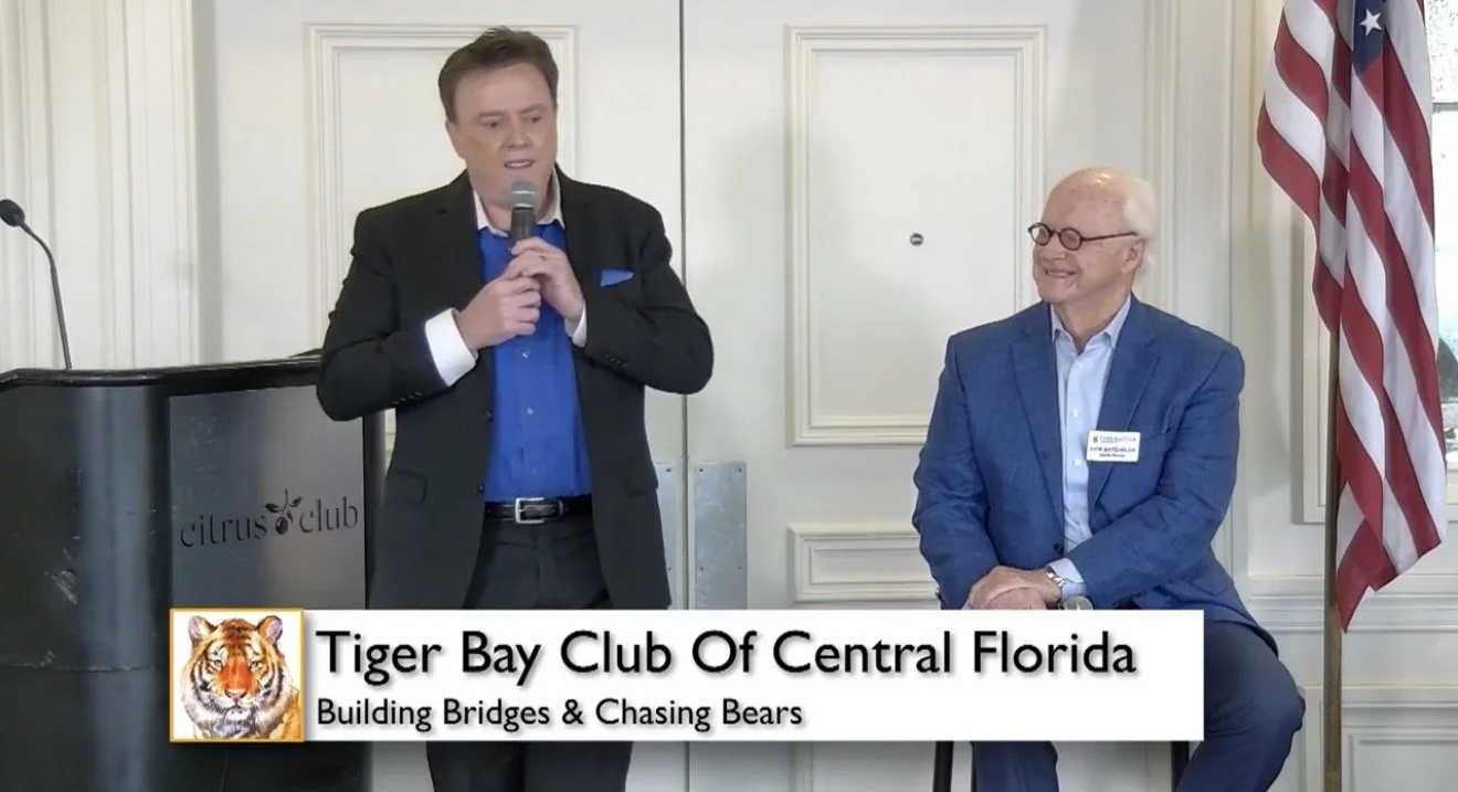 Ric Keller at a Tiger Bay Club event in Central Florida.
