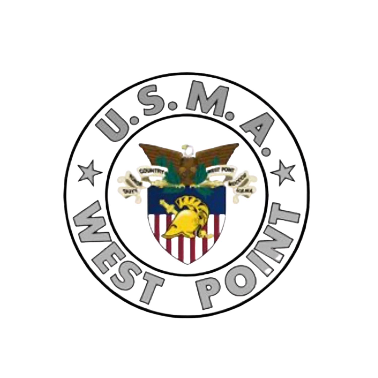 A circular emblem for the United States Marine Corps with a central yellow eagle, globe, and anchor symbol, surrounded by the words "United States Marine Corps" and "Worst Post."