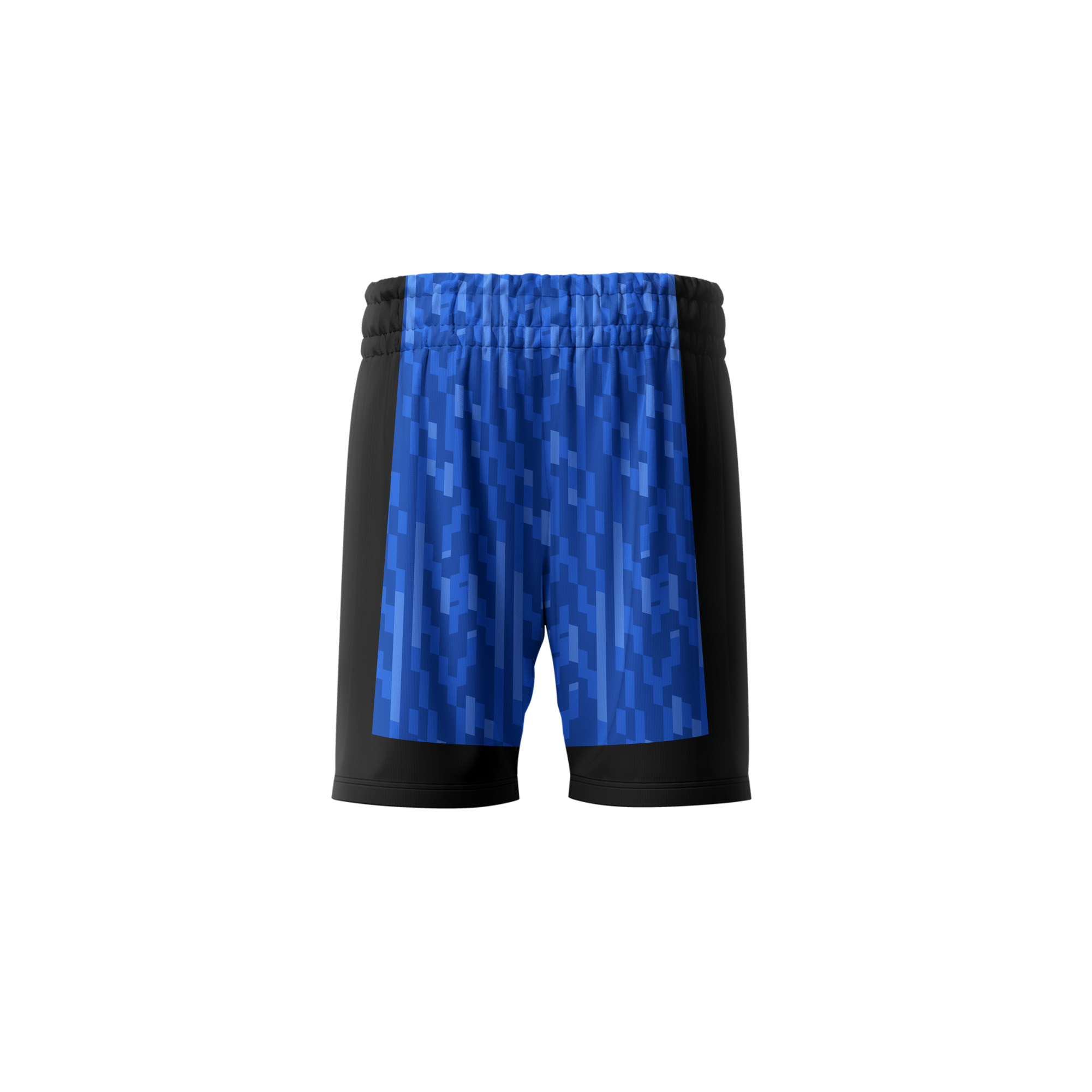 SPREZZATURA JERSEY SHORT BLACK & BLUE - BACK.png