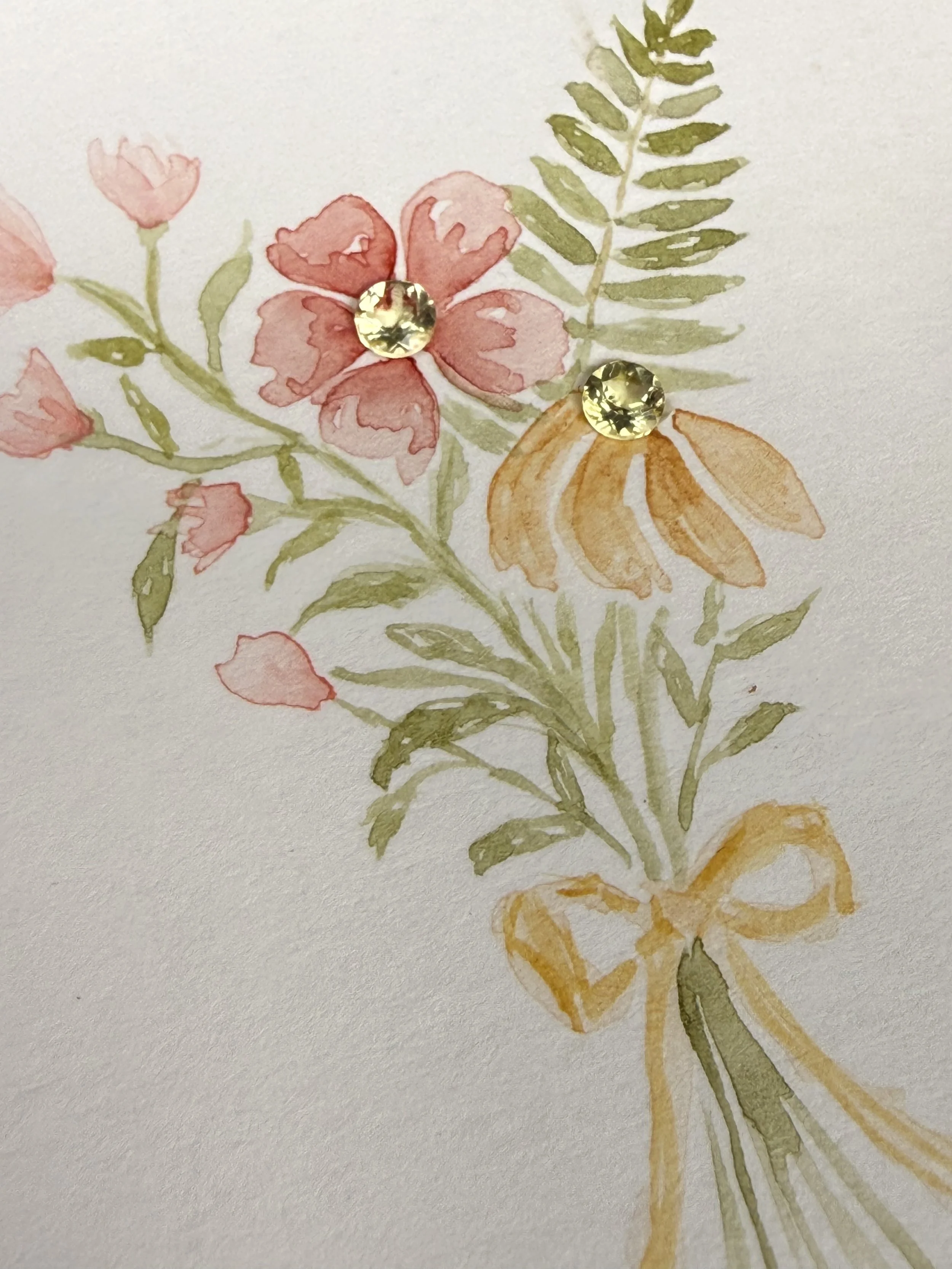 Golden Bow Bouquet