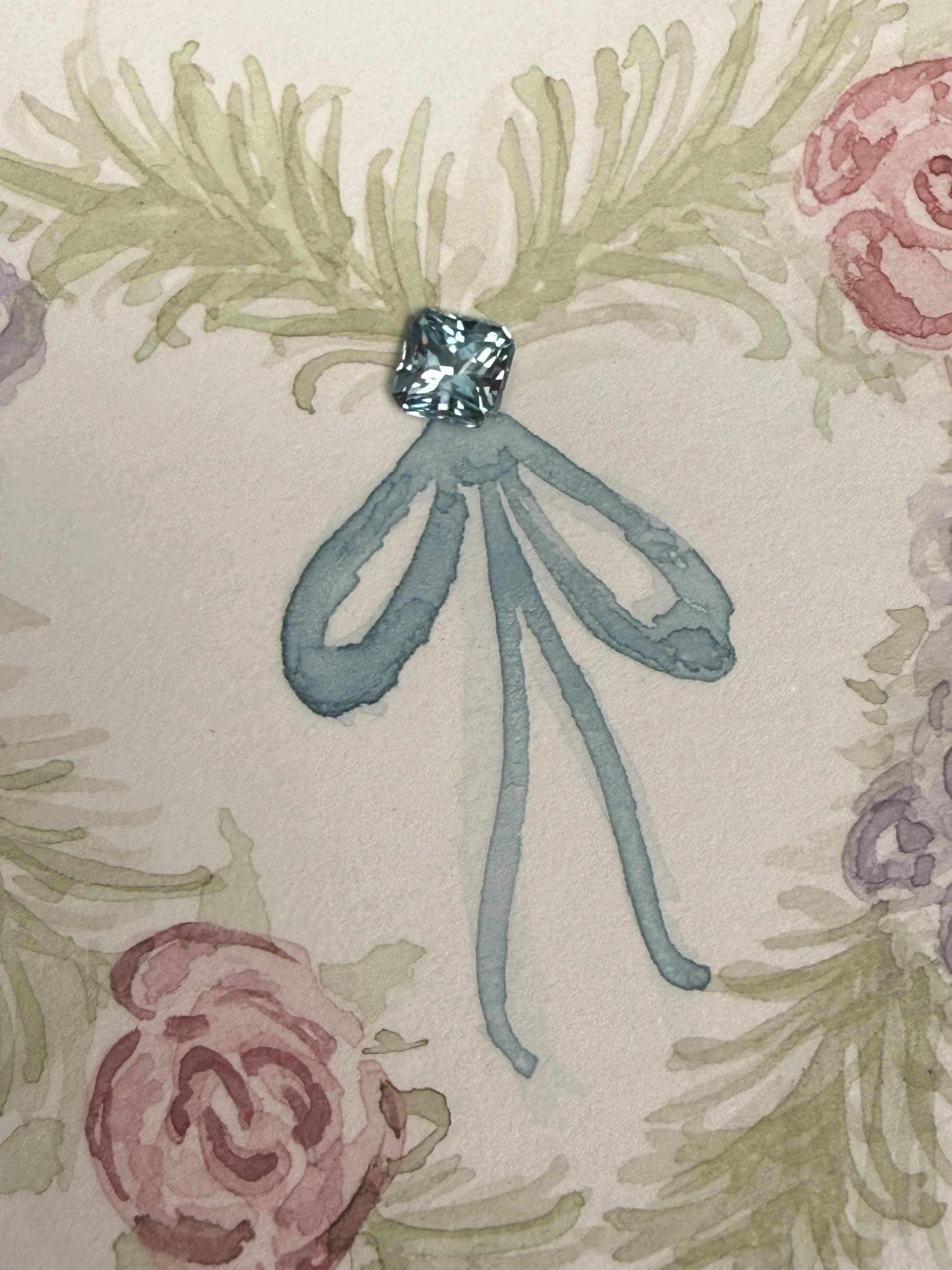 Blue Ribbon Heart