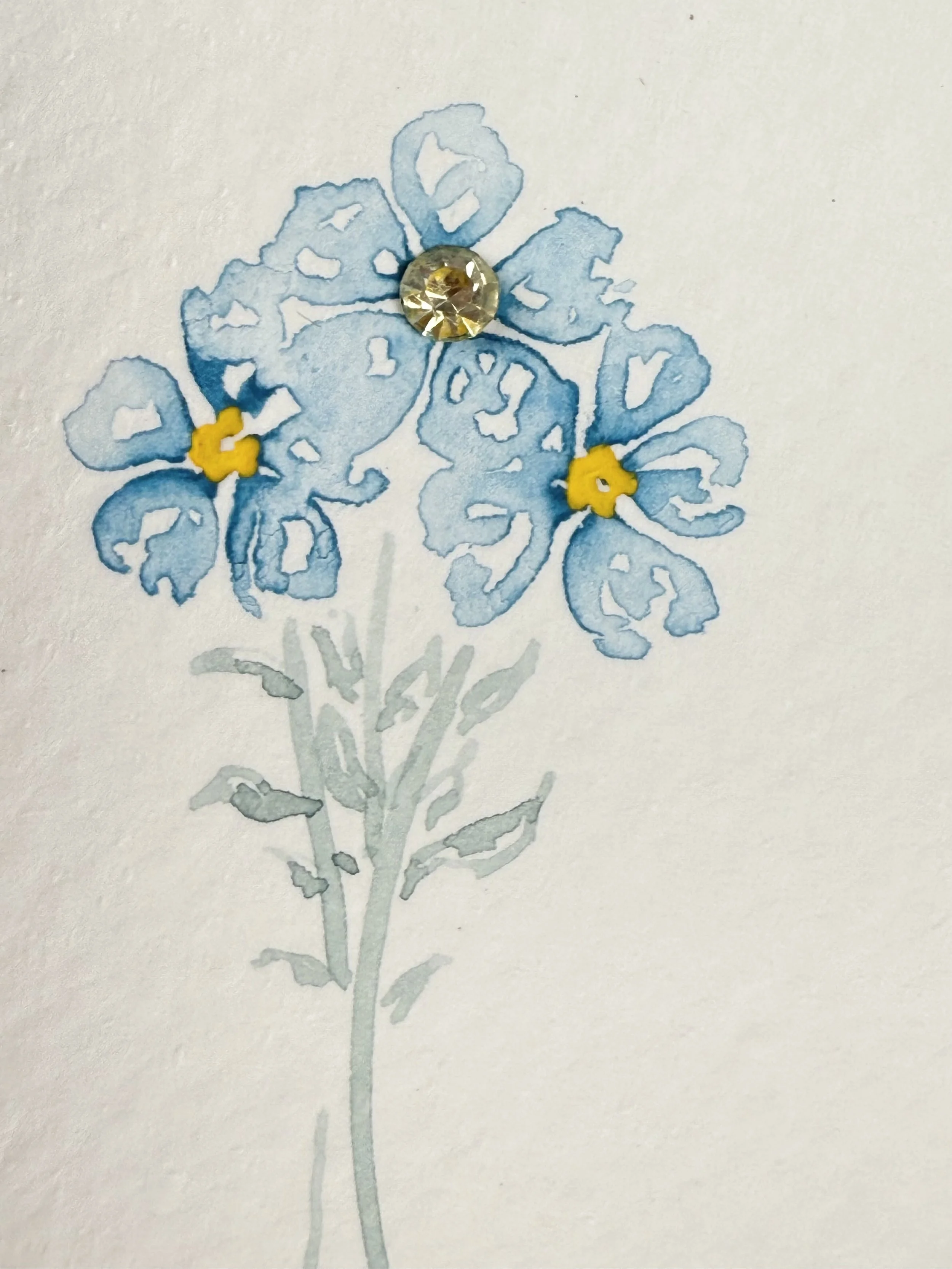 Blue Sunshine Bouquet