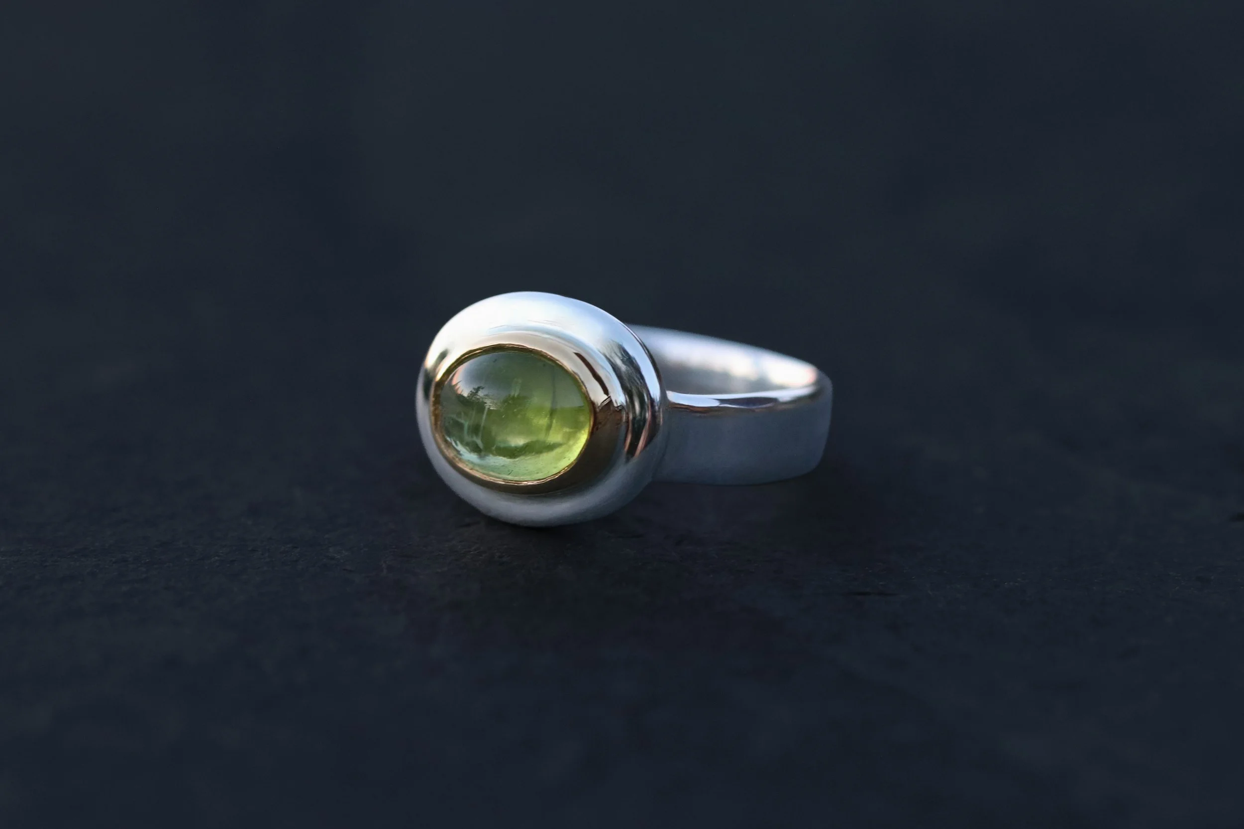Peridot Petite Big Sur Classic Ring