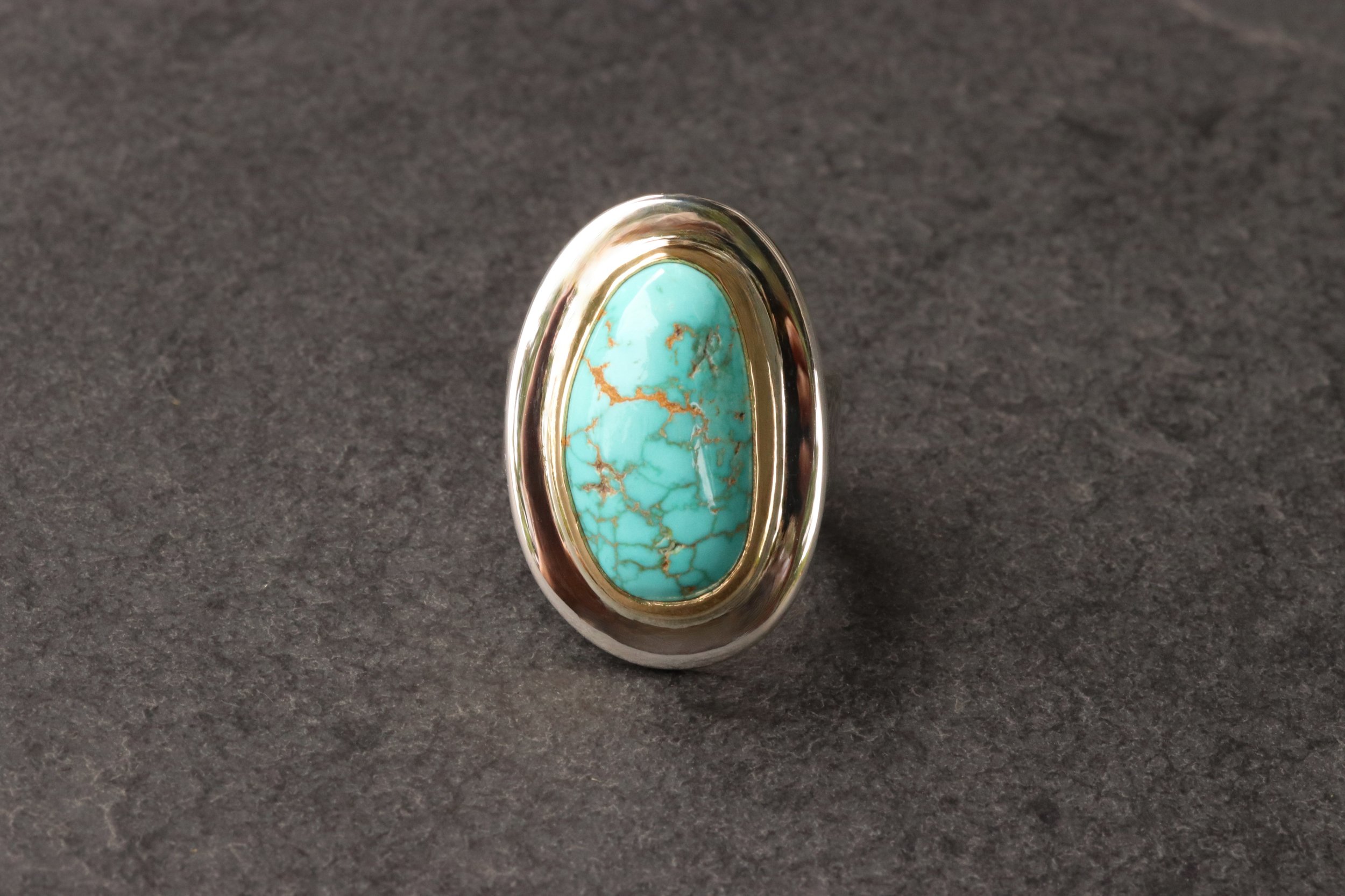 Turquoise Big Sur Classic Ring