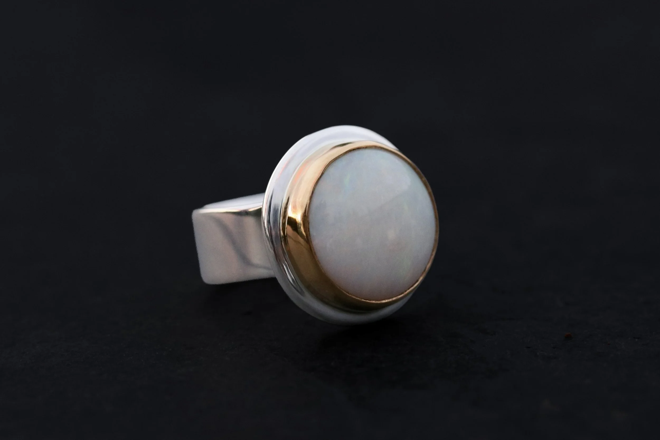Australian Opal Big Sur Classic Ring