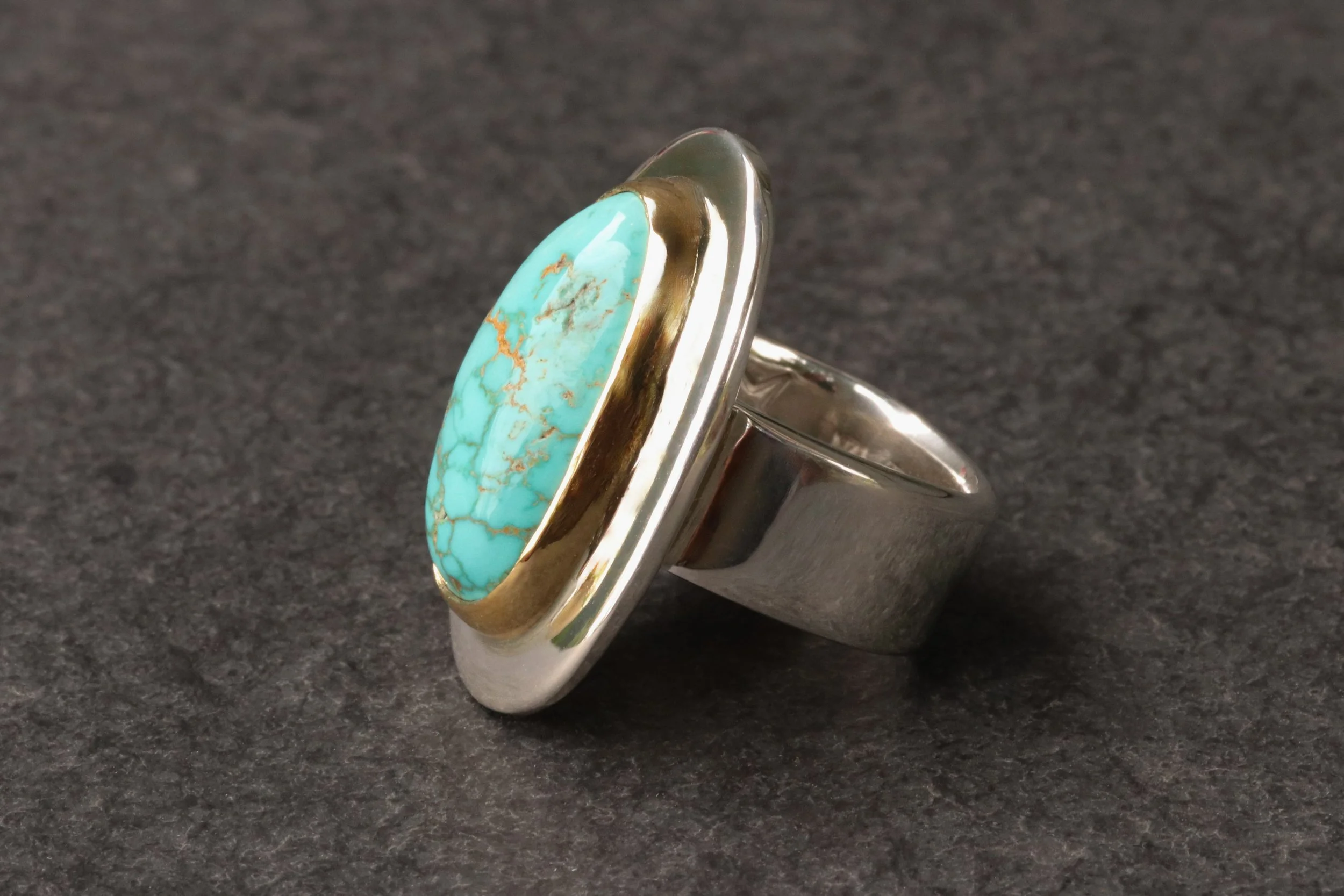Turquoise Big Sur Classic Ring