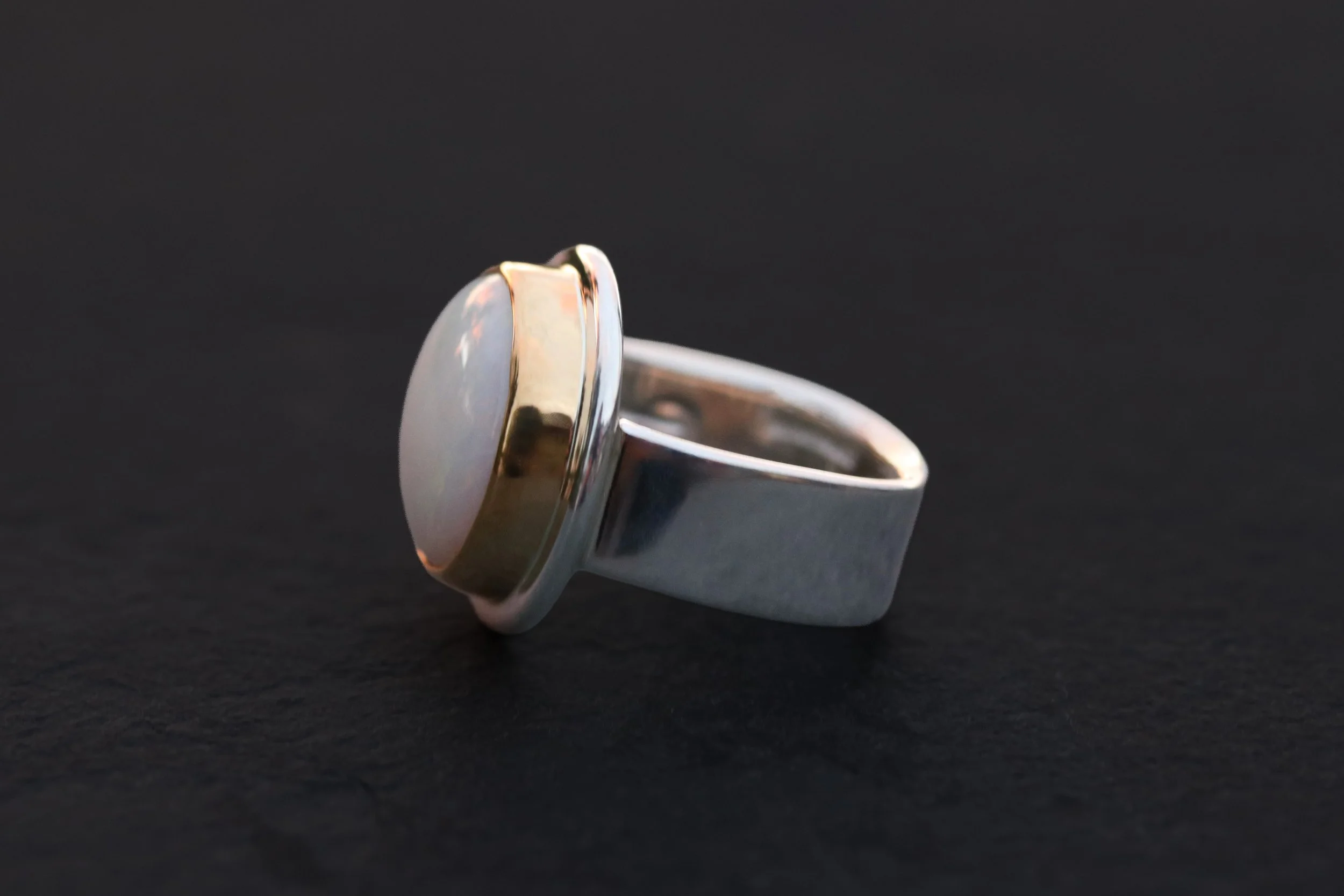 Australian Opal Big Sur Classic Ring