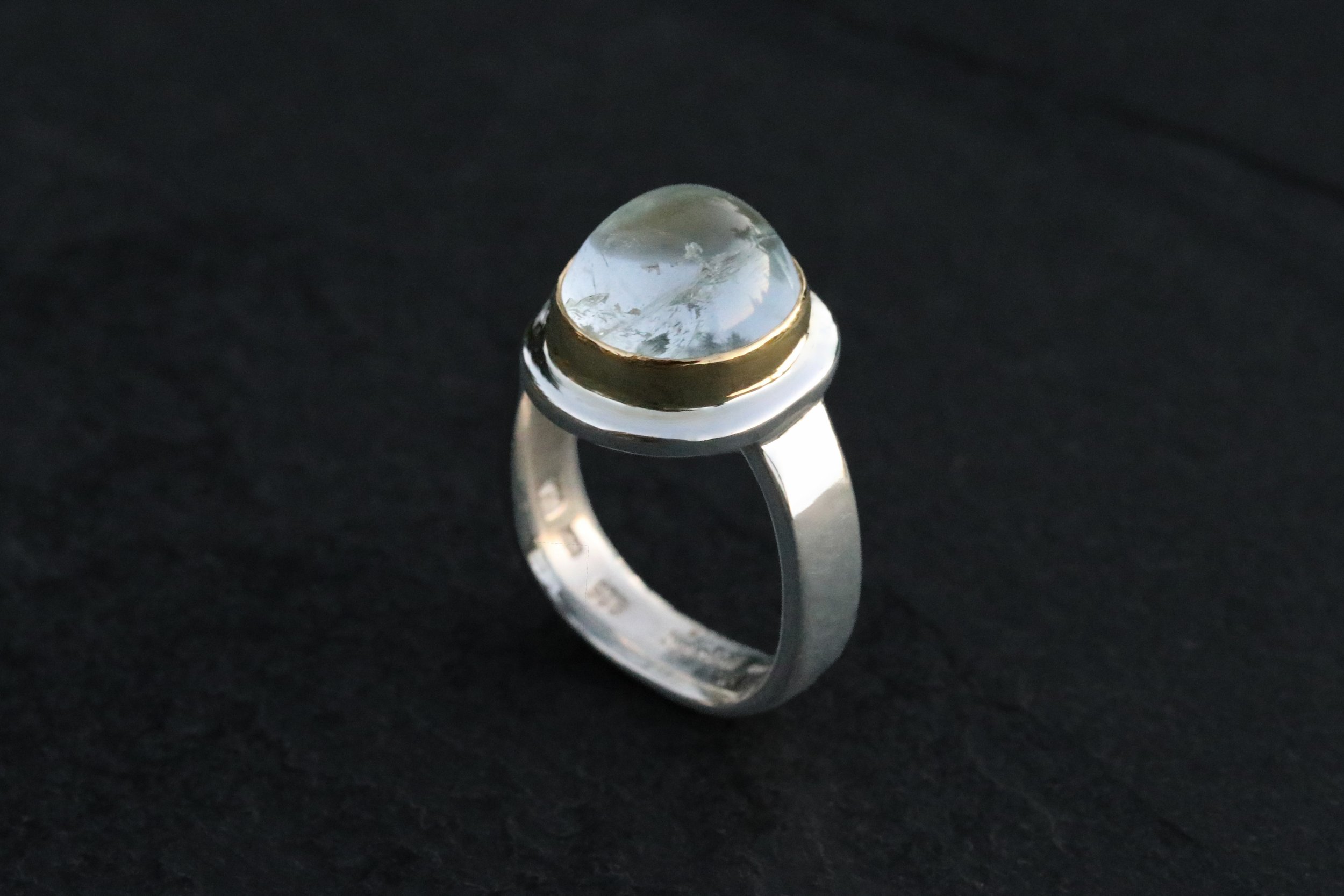 Goshenite Big Sur Classic Ring