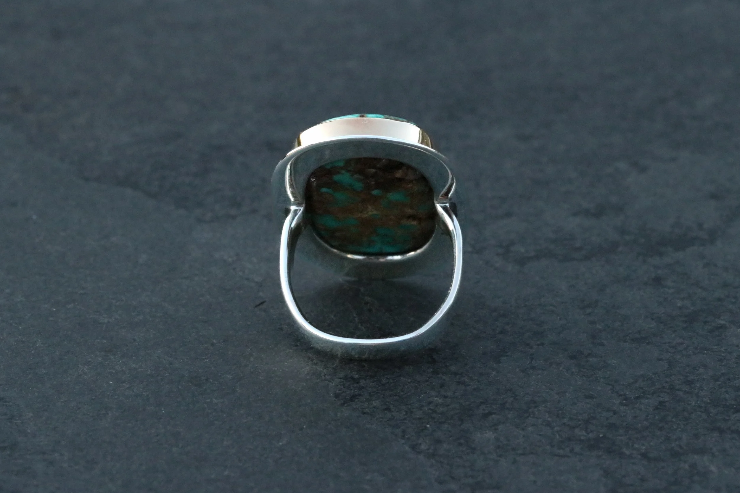 Fox Turquoise Grande Big Sur Classic Ring