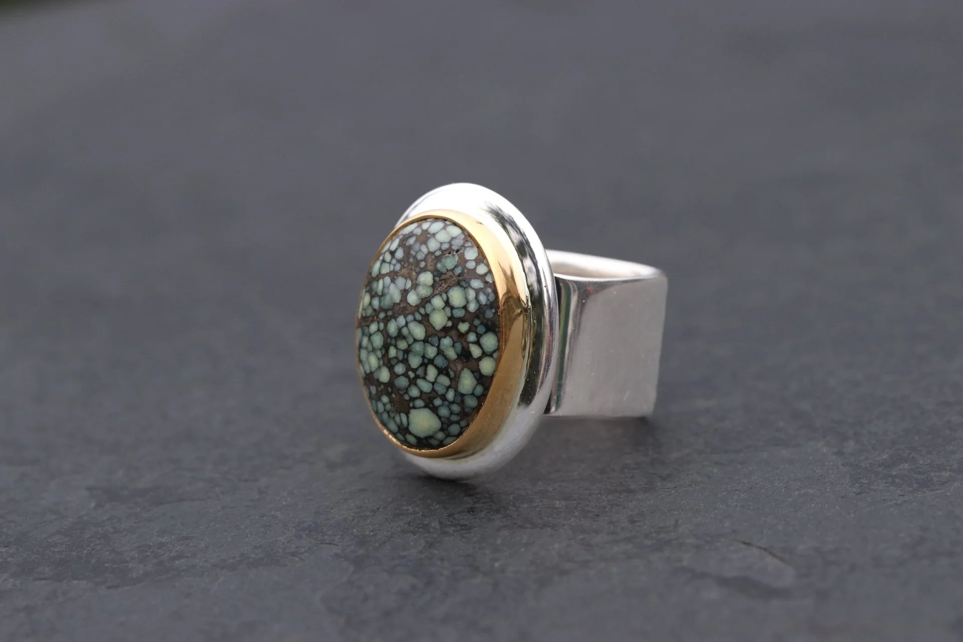 Variscite Big Sur Classic Ring