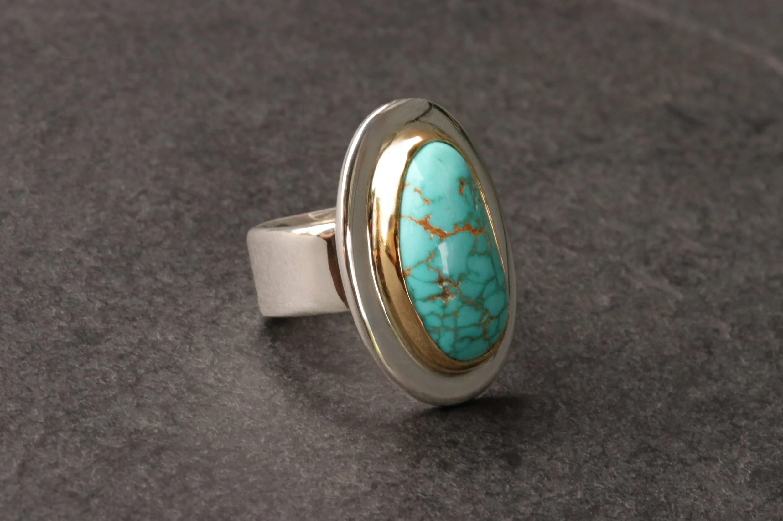 Turquoise Big Sur Classic Ring