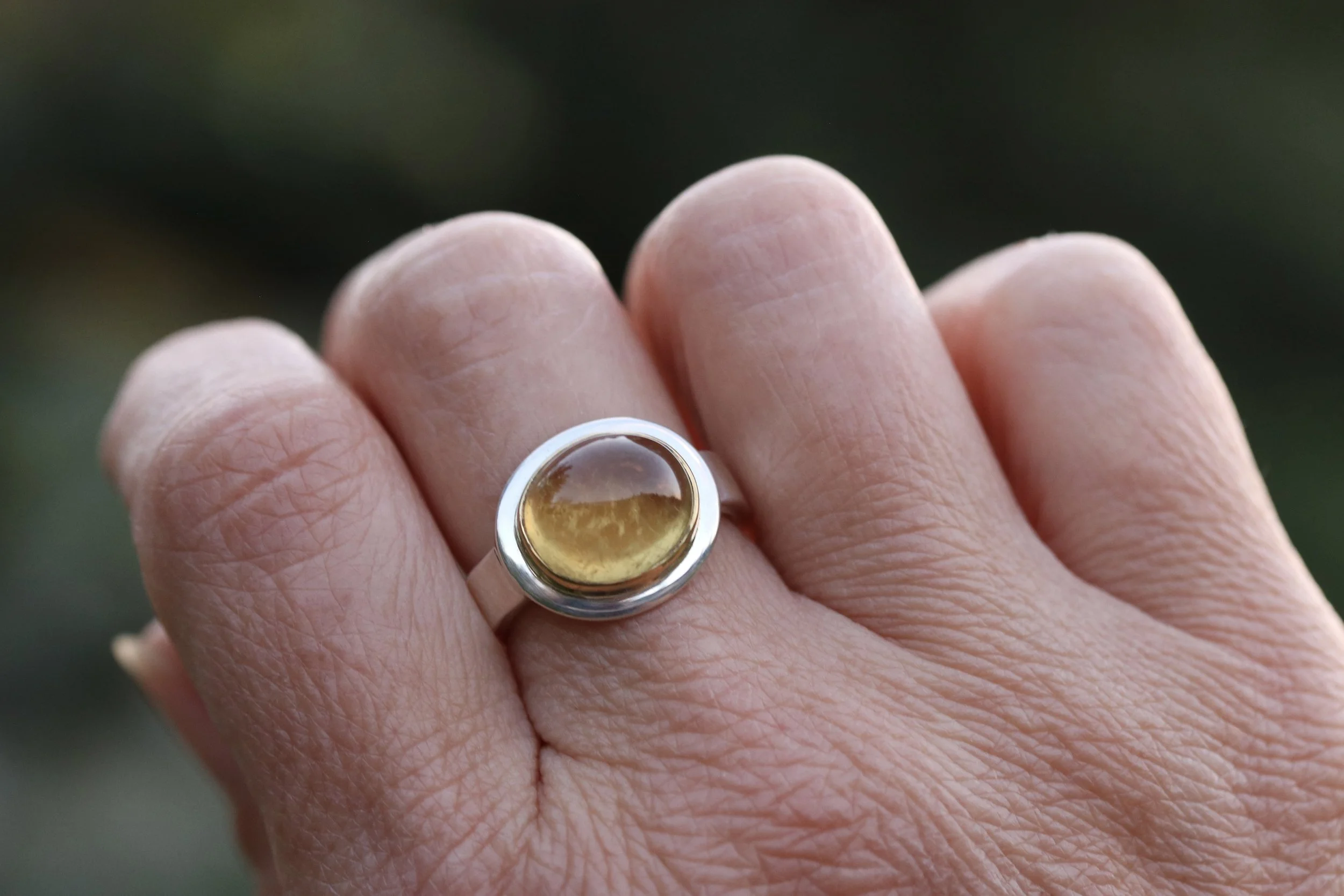 Golden Beryl Big Sur Classic Ring