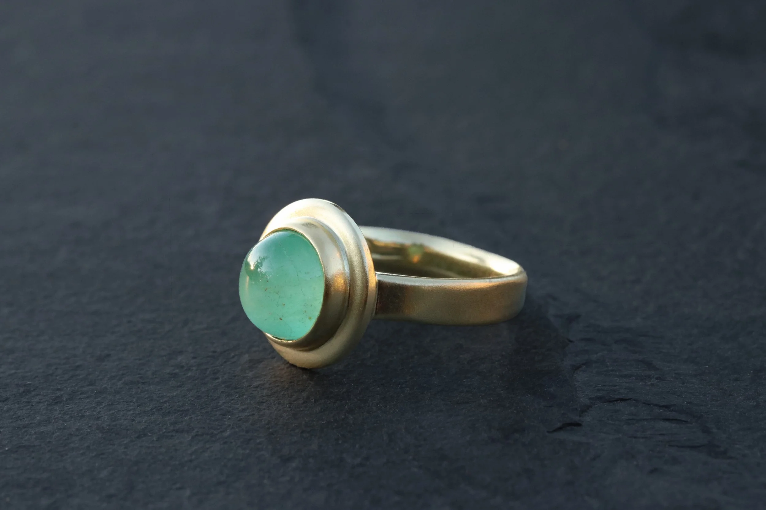 Emerald Ring in 18k & 22k