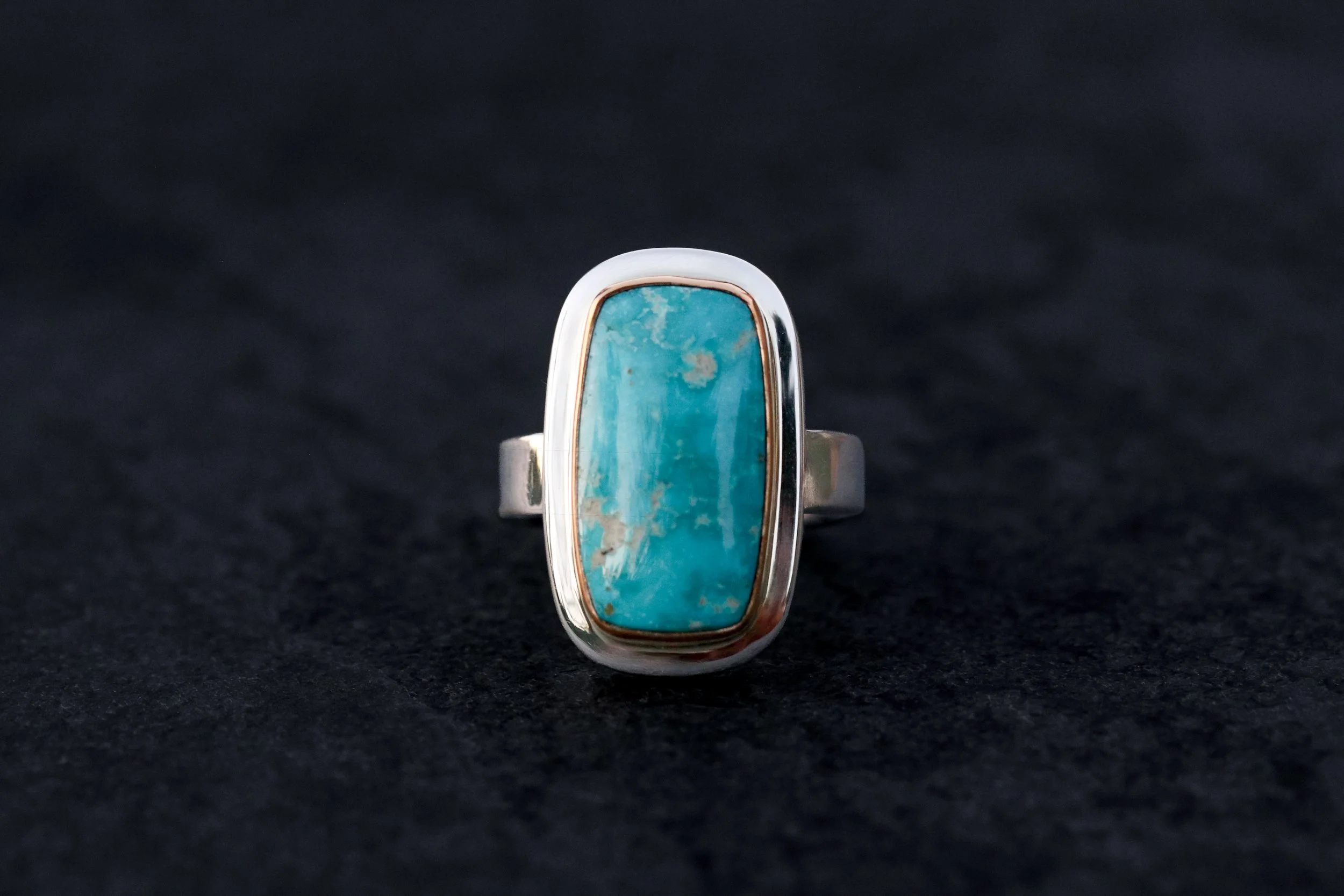 Turquoise Baguette Big Sur Classic Ring