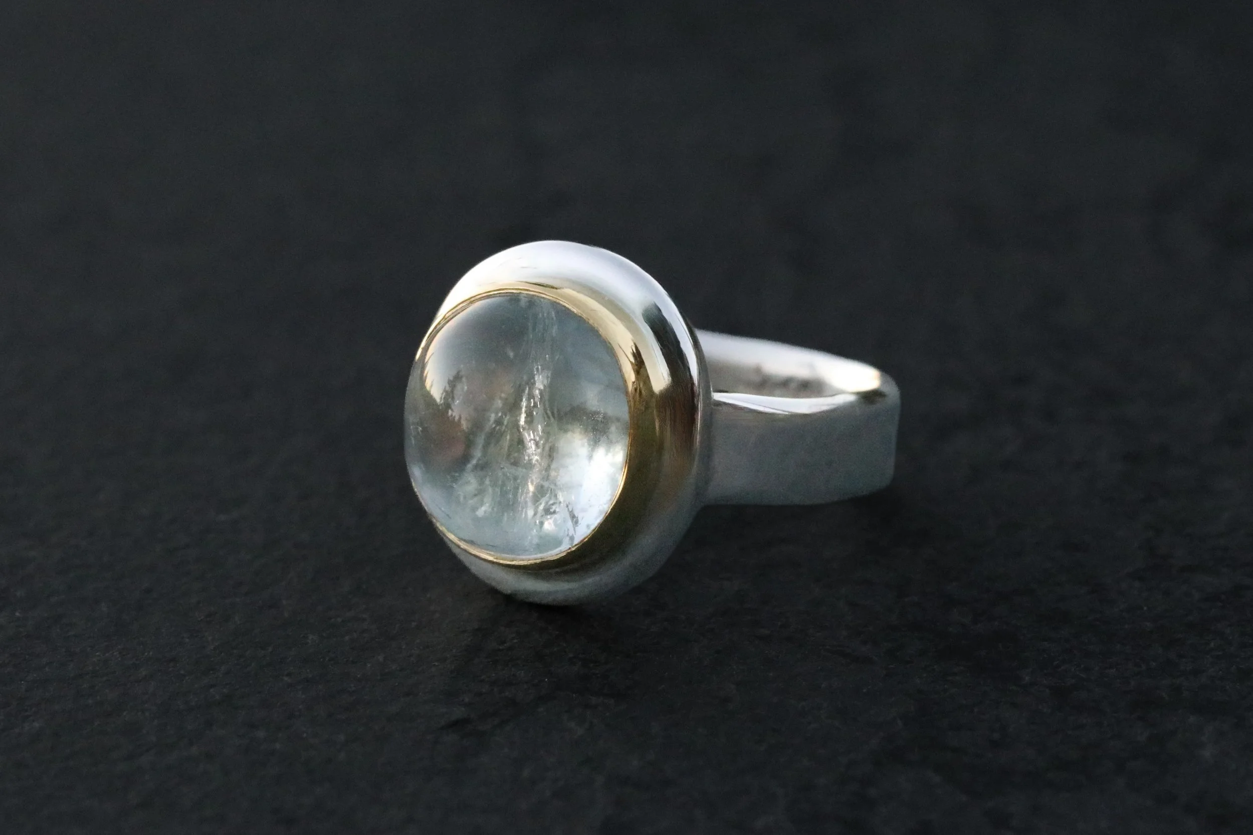 Goshenite Big Sur Classic Ring