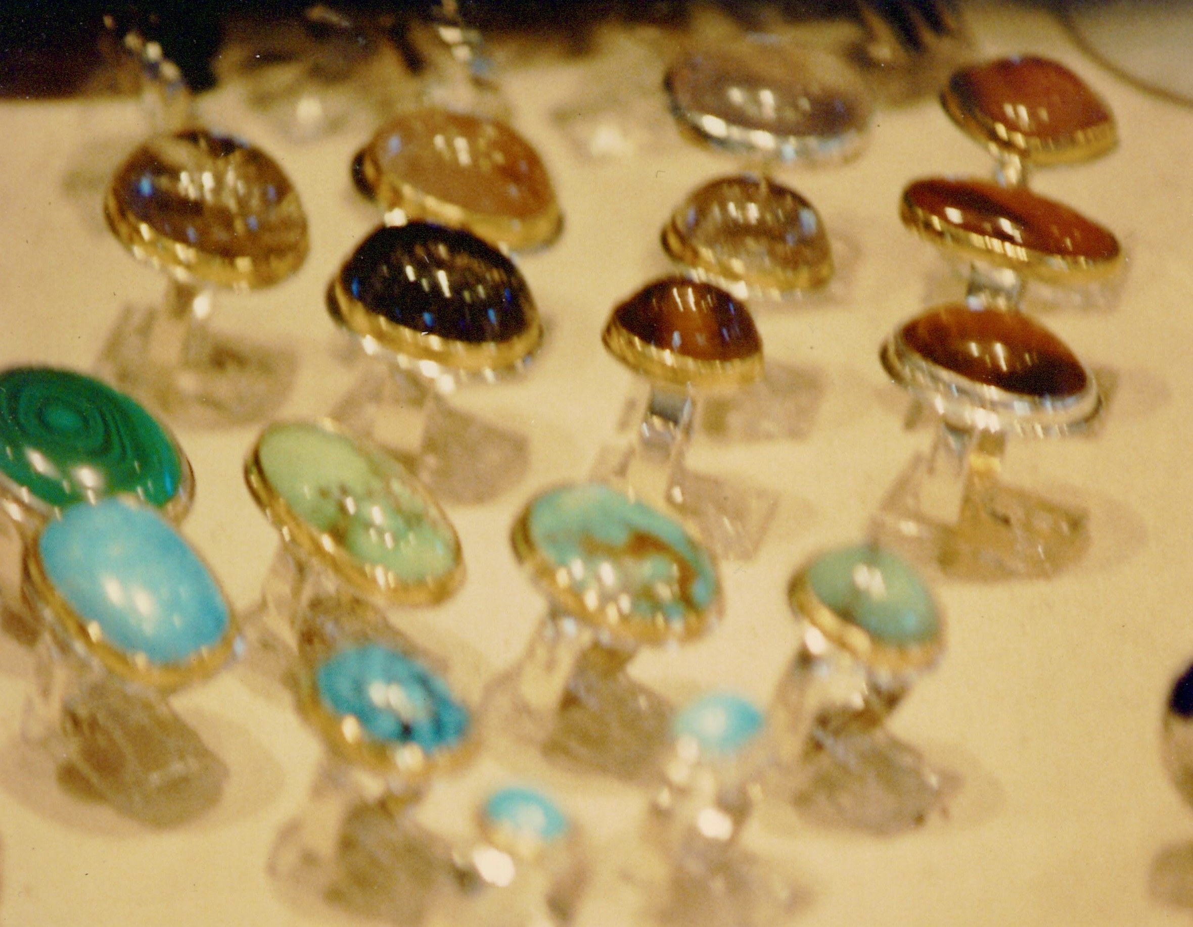 Karl Lee original jewelry, Big Sur Goldsmiths archive, Partington Ridge California