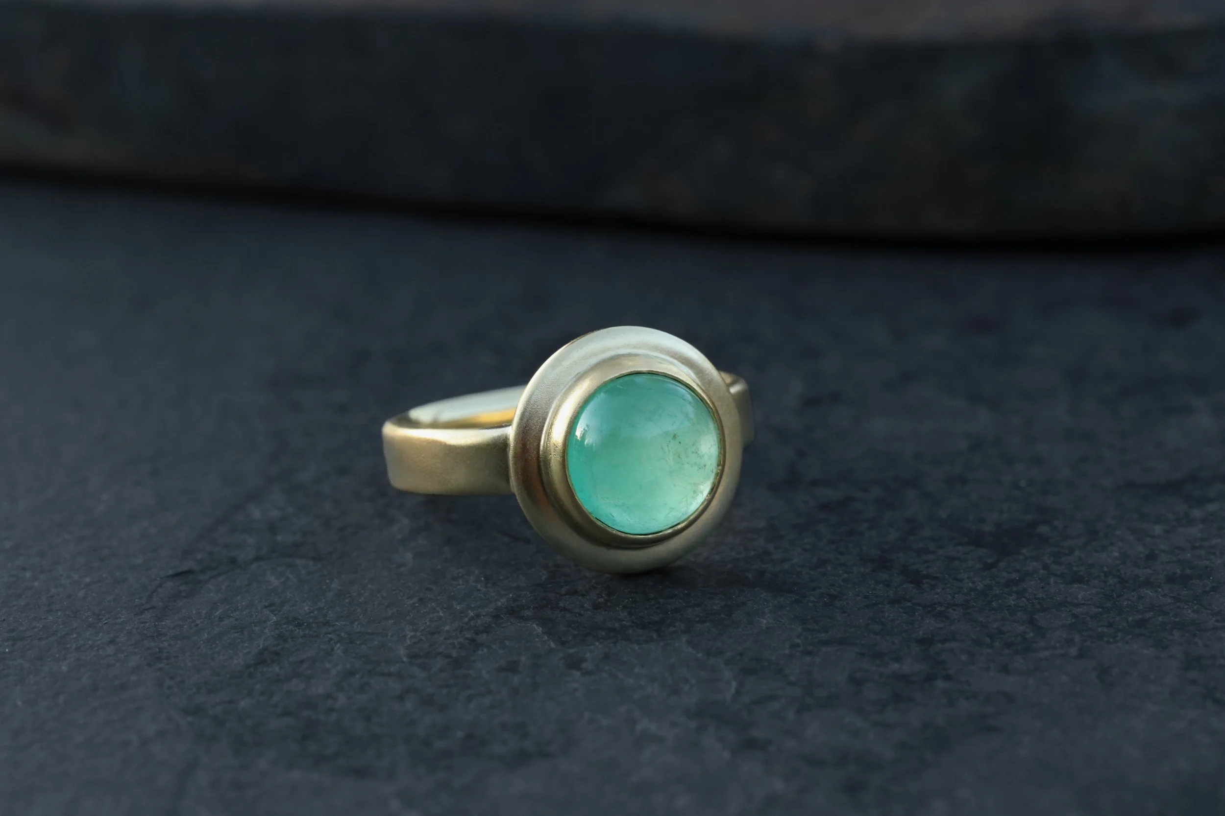 Emerald Ring in 18k & 22k