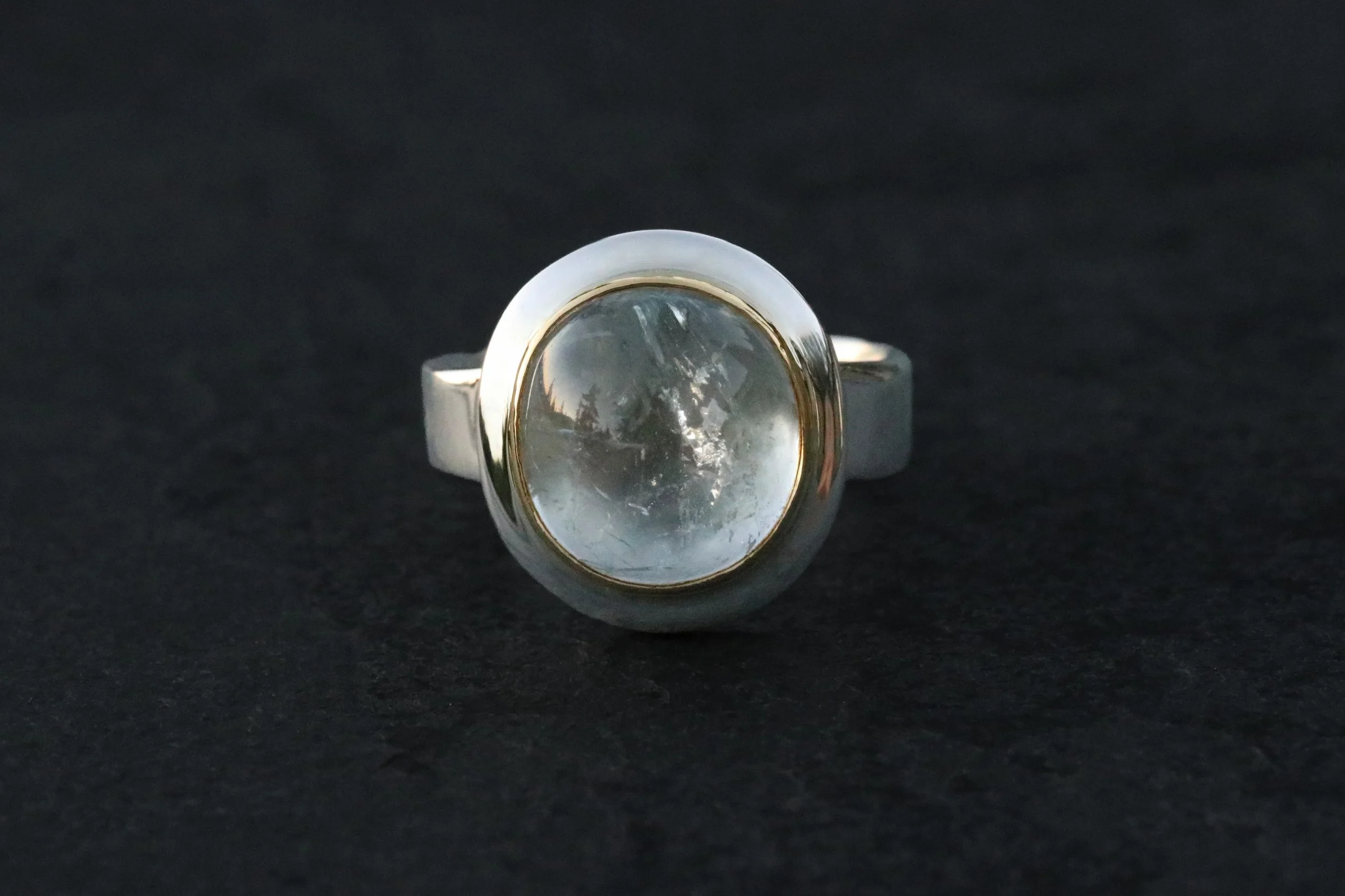 Goshenite Big Sur Classic Ring