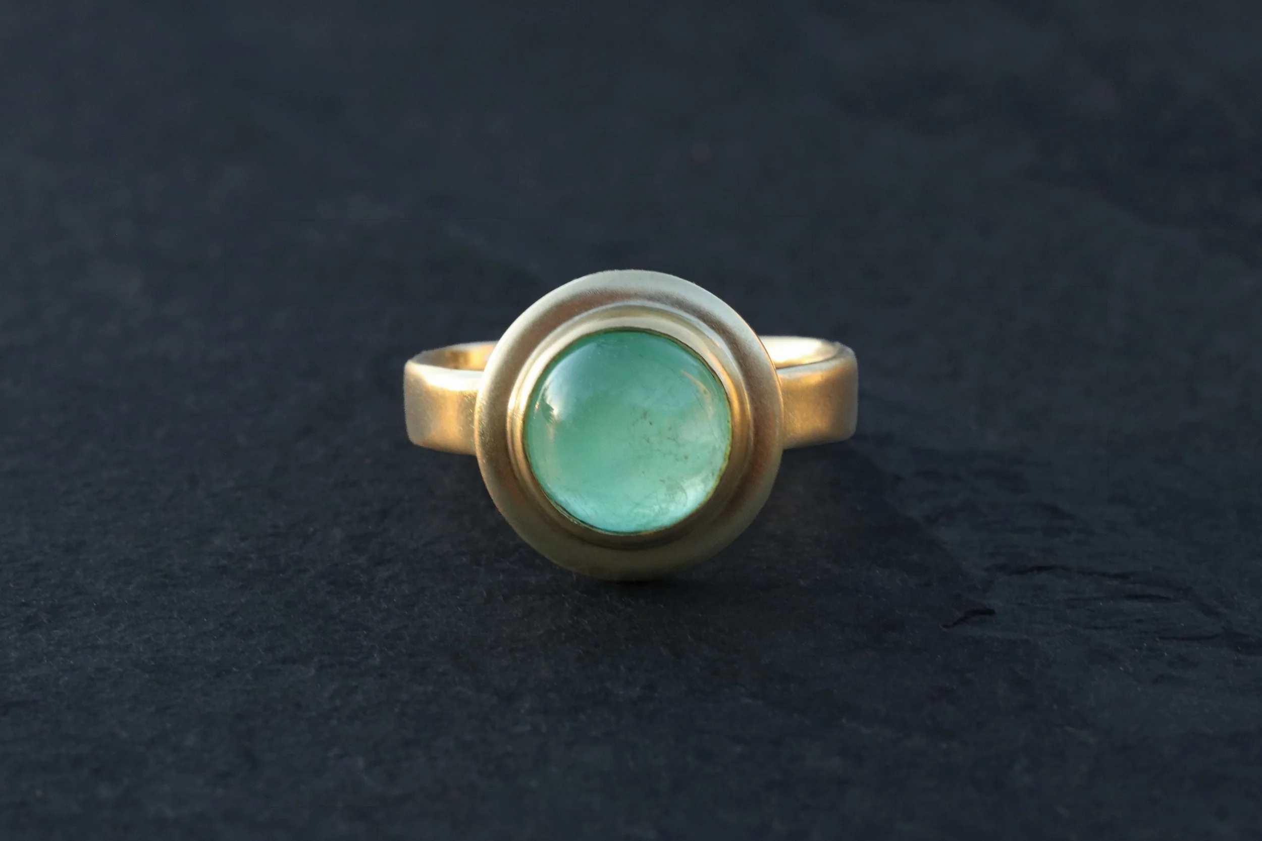 Emerald Ring in 18k & 22k