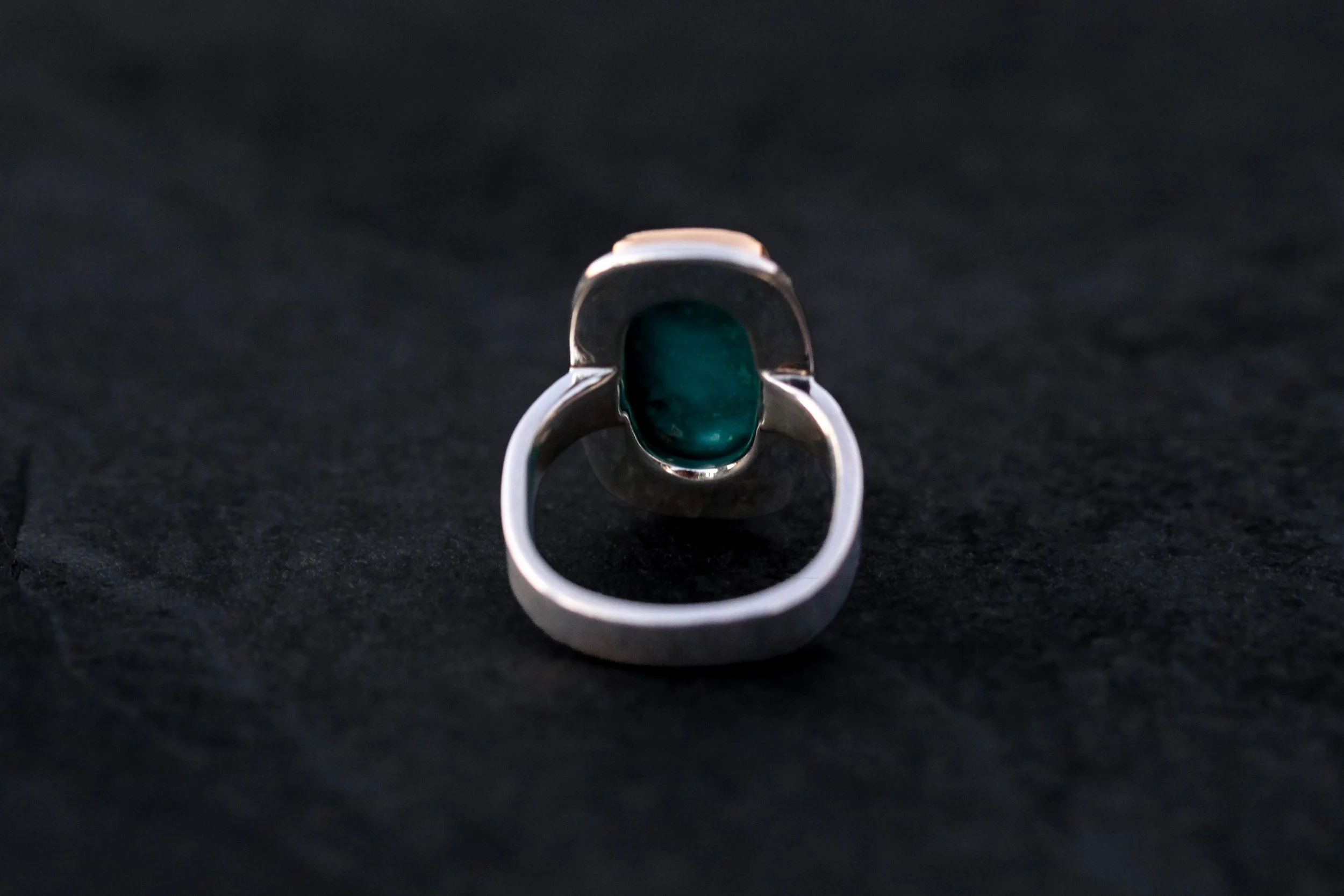 Turquoise Baguette Big Sur Classic Ring