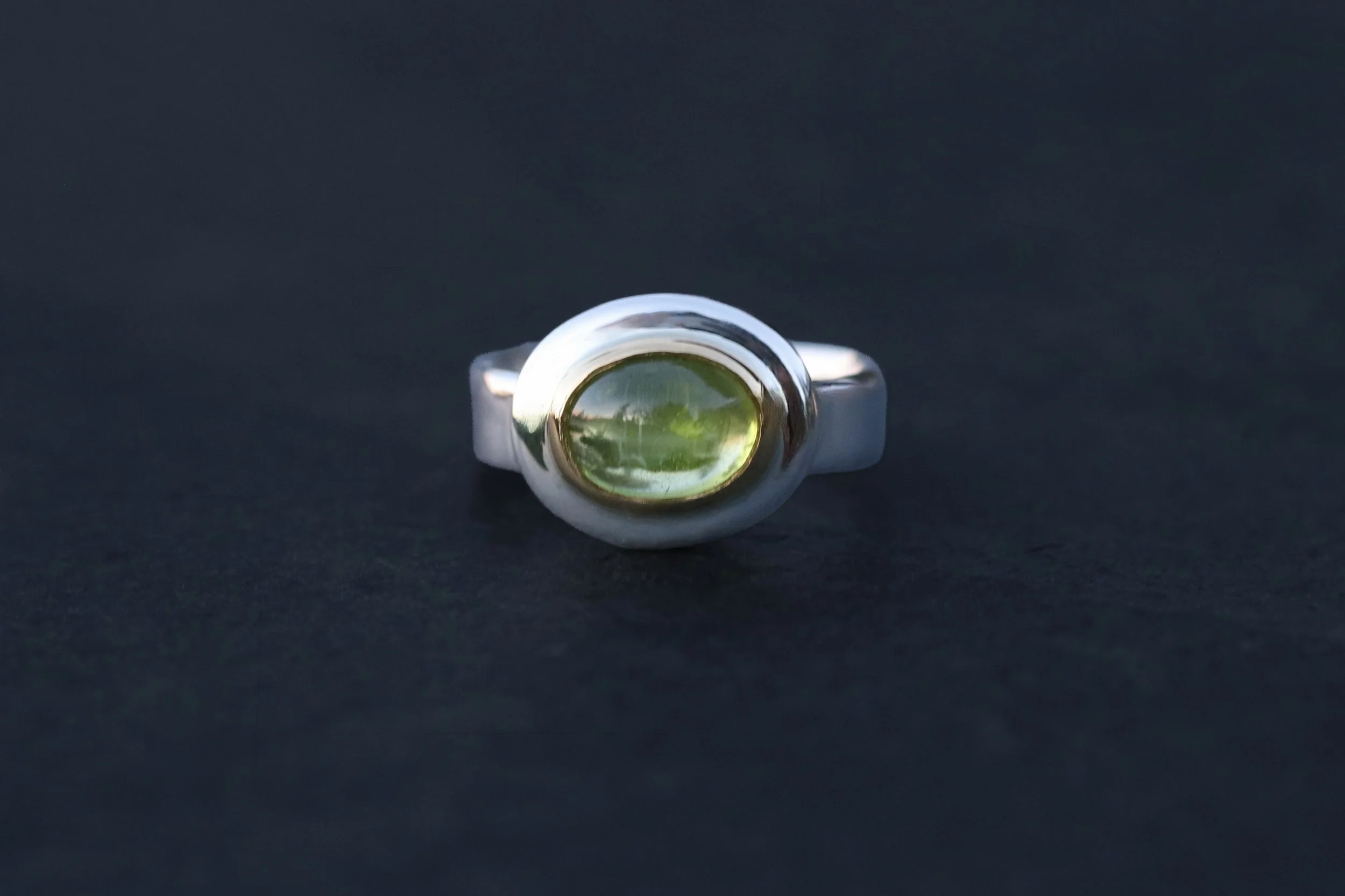 Peridot Petite Big Sur Classic Ring