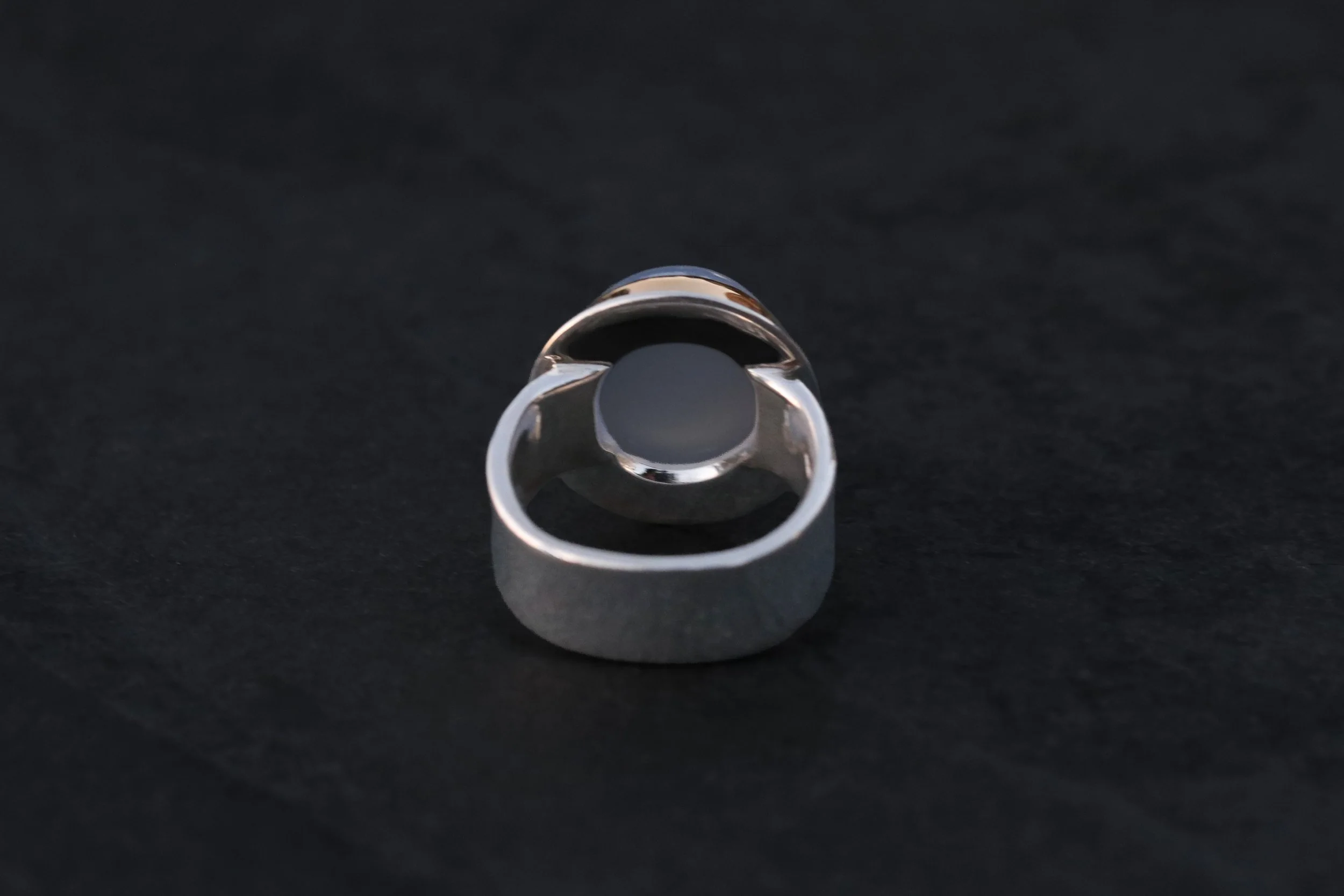 Holly Blue Chalcedony Big Sur Classic Ring
