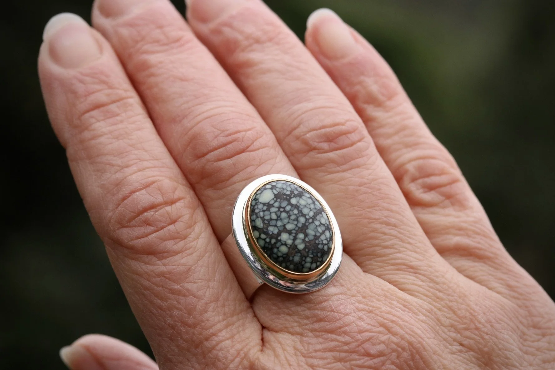 Variscite Big Sur Classic Ring
