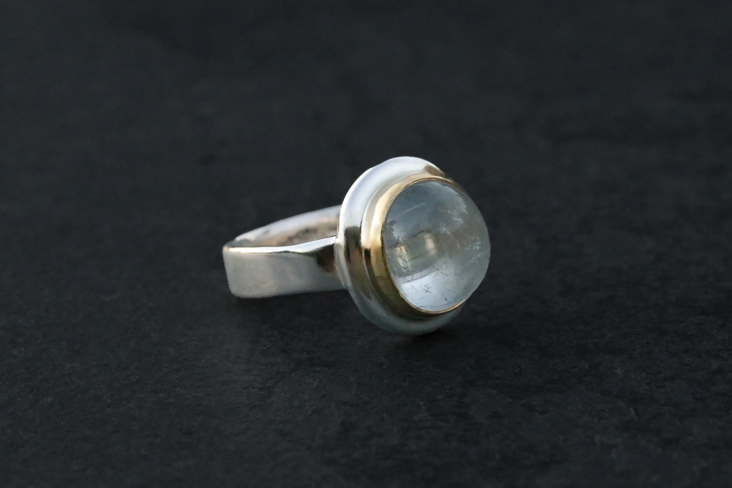 Goshenite Big Sur Classic Ring