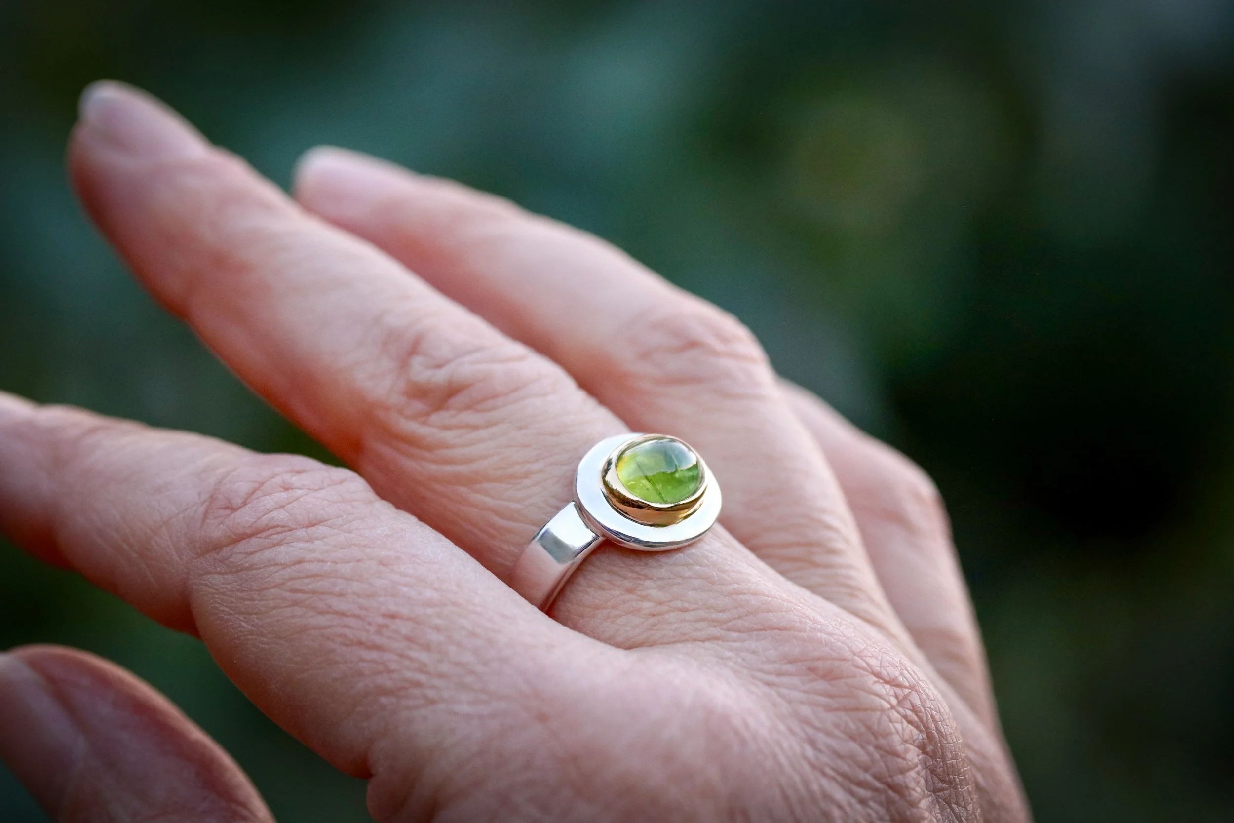 Peridot Petite Big Sur Classic Ring