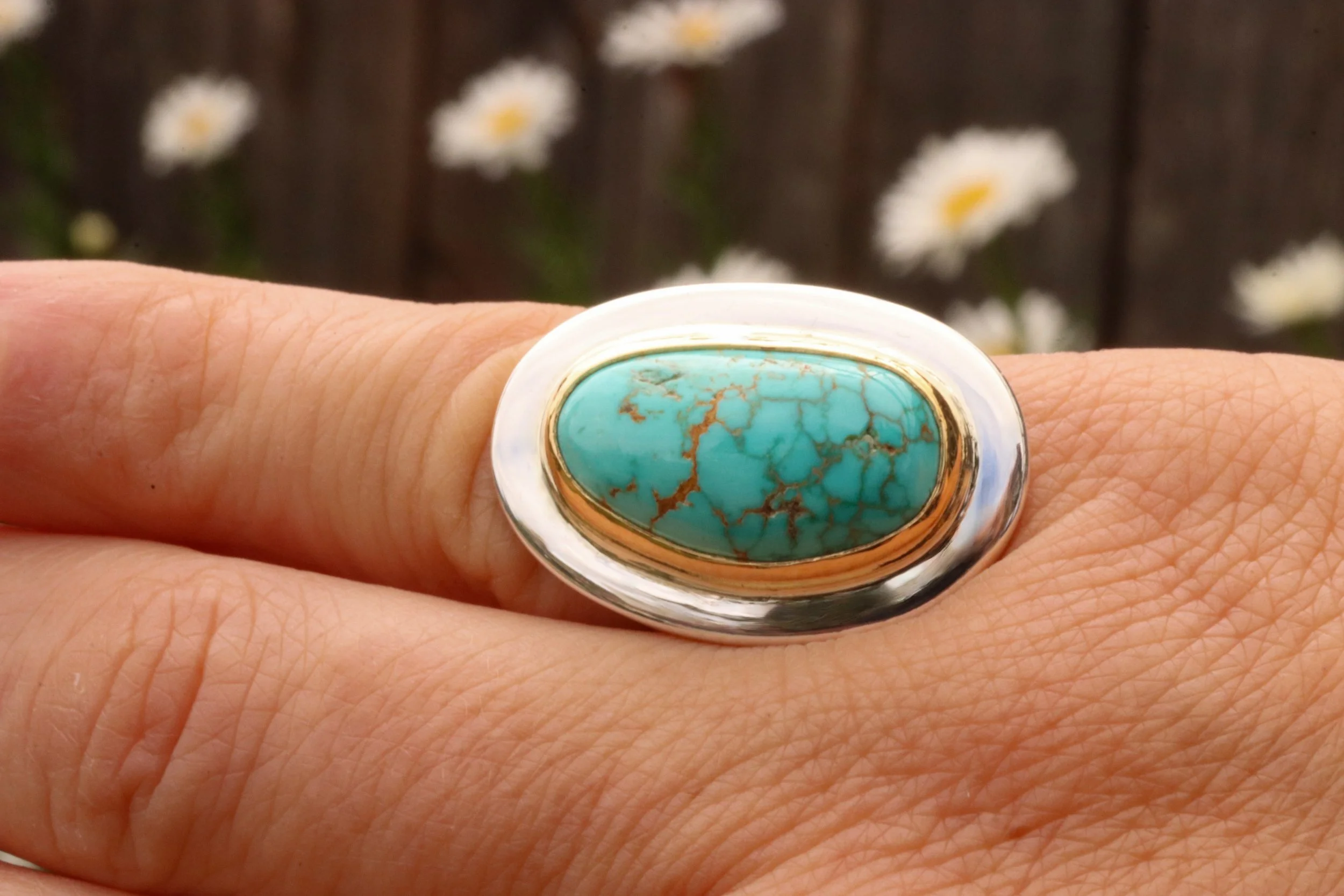 Turquoise Big Sur Classic Ring