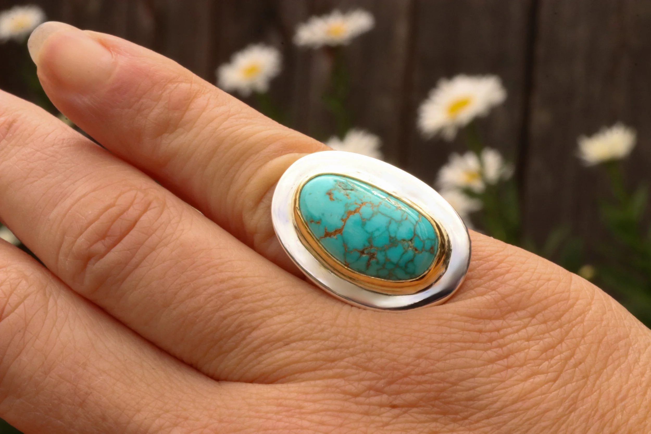 Turquoise Big Sur Classic Ring