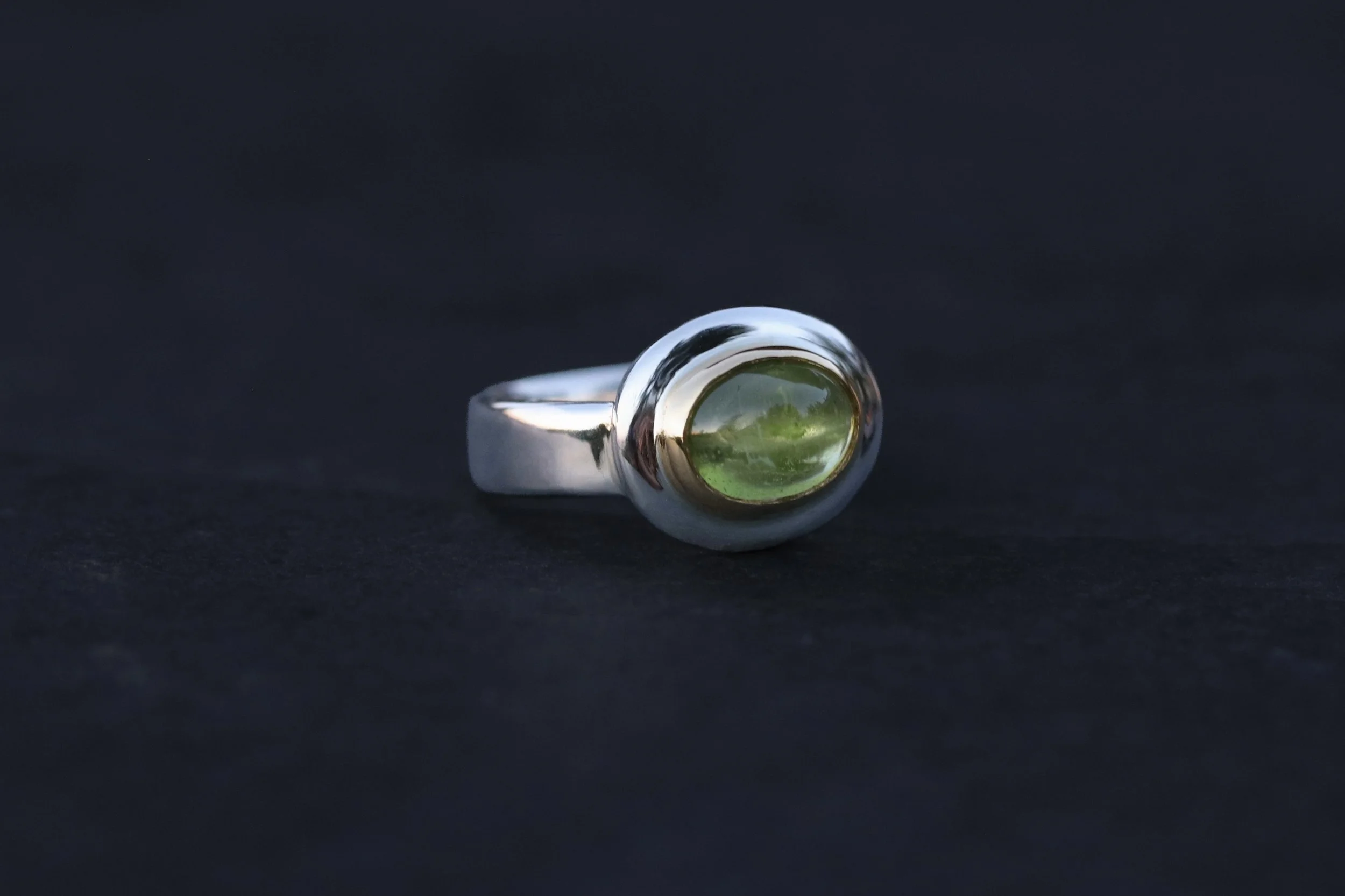 Peridot Petite Big Sur Classic Ring