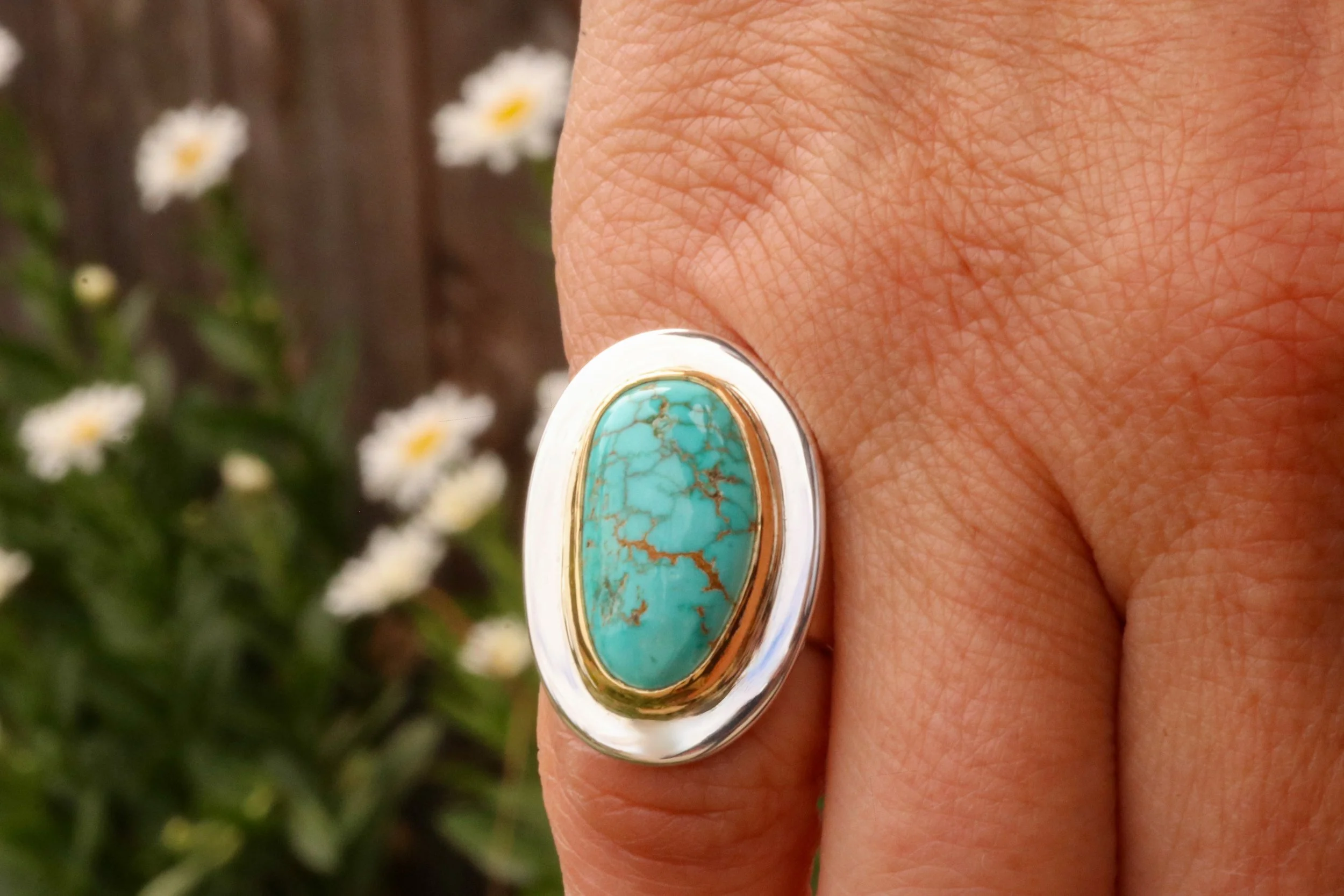 Turquoise Big Sur Classic Ring