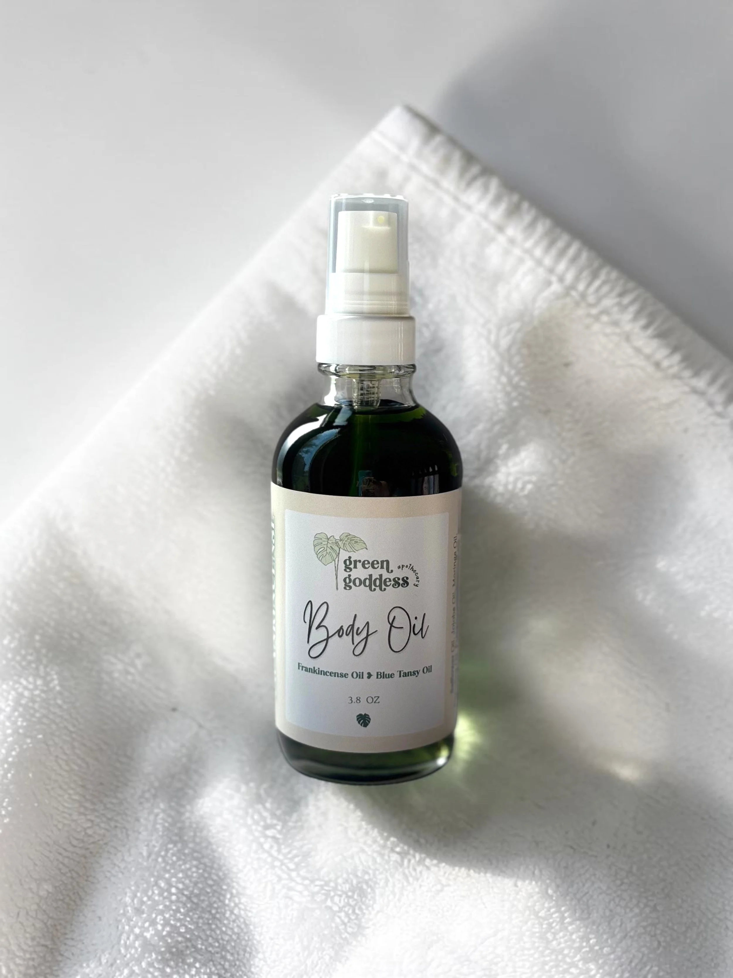 Green Goddess Body Oil Collection Essential Oil Blend Frankincense