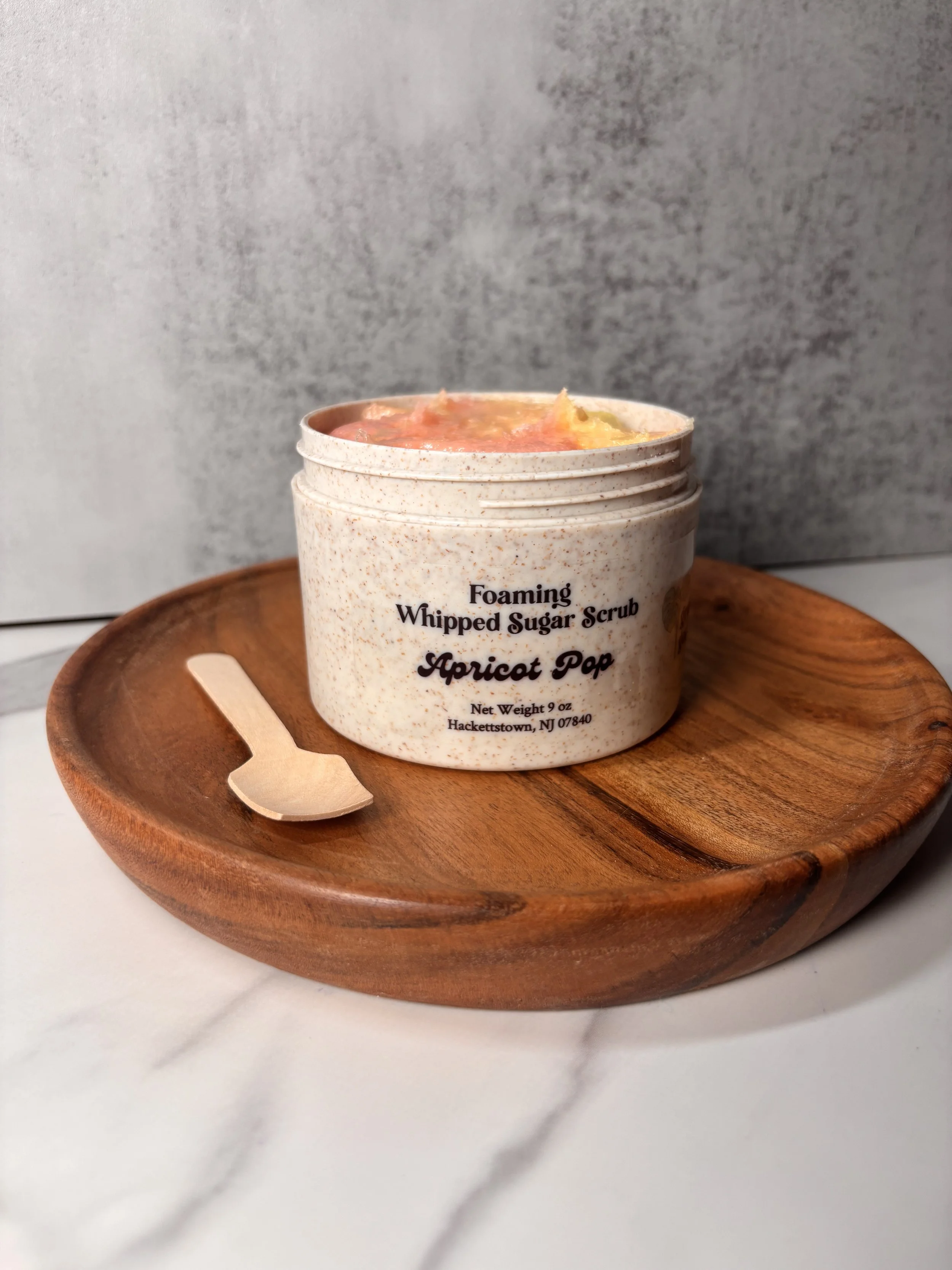 Foaming Whipped Sugar Scrub Apricot Pop