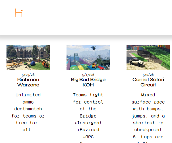 View WayneHii GTA Online custom creator content at WayneHii.com