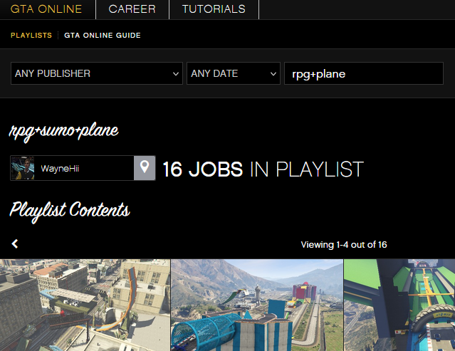 Bookmark WayneHii GTA Online Playlists at WayneHii.com