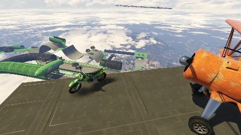 Dirt Bike vs Crop Duster