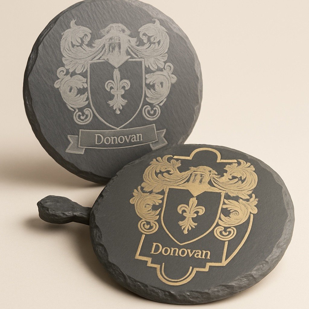 Custom Engraved Slate Coasters