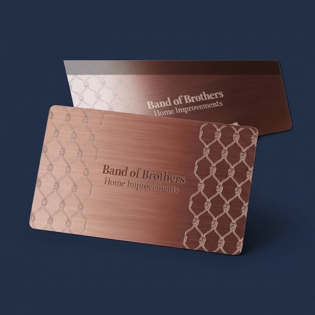 Custom Engraved Business Cards