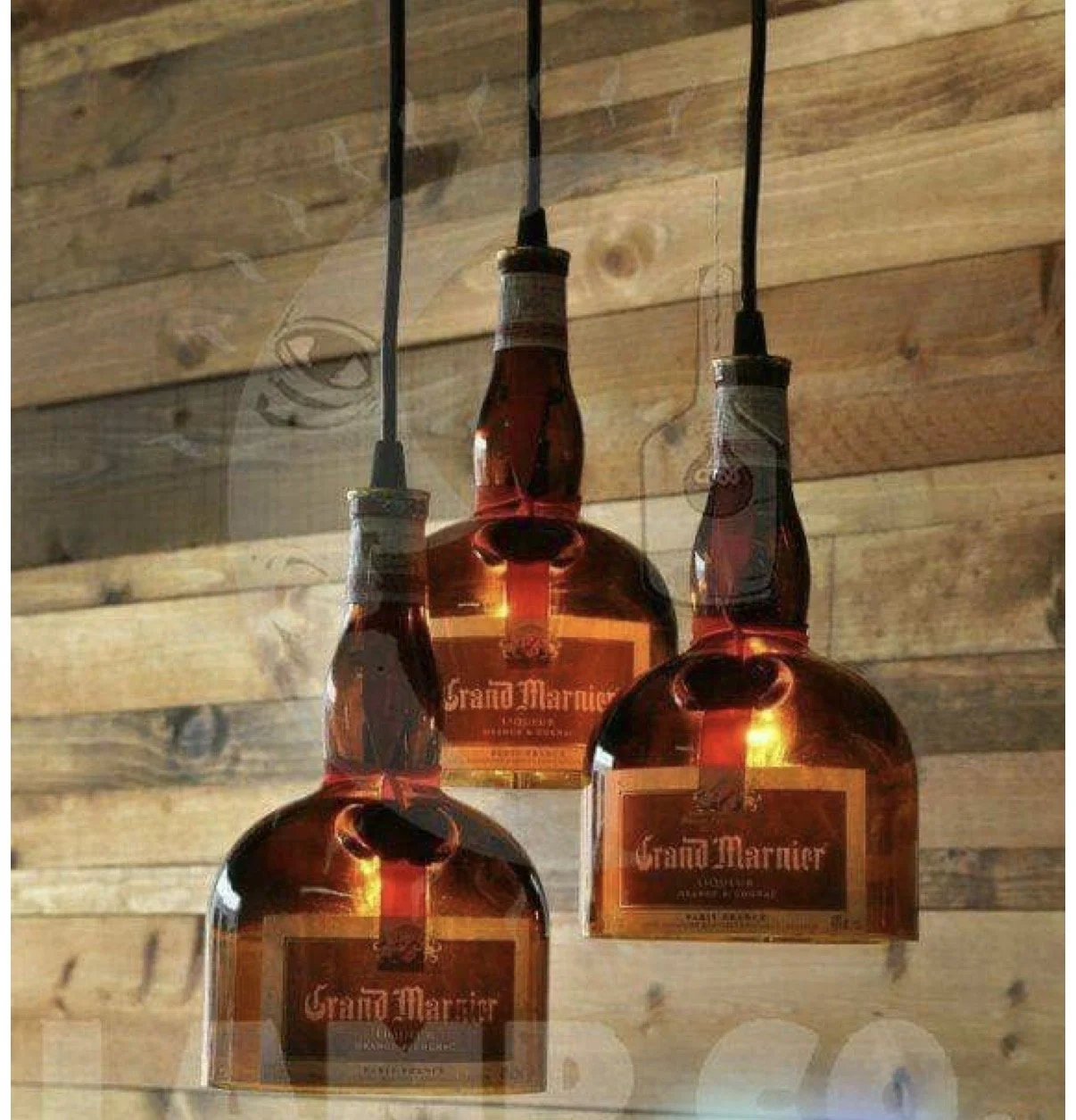 Eco-Chic Recycled Glass Bottle Pendant Light