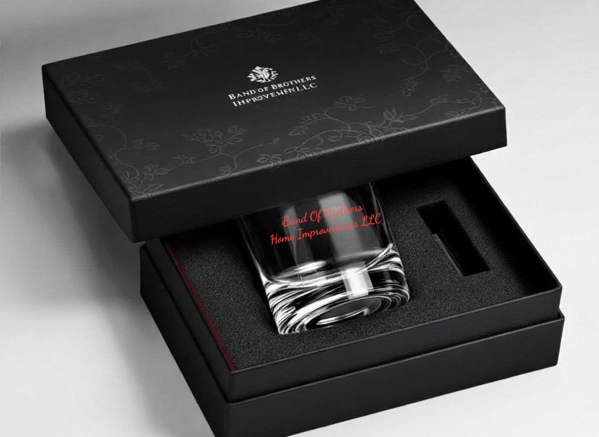 Elegant Crystal Decor Piece in Black Gift Box