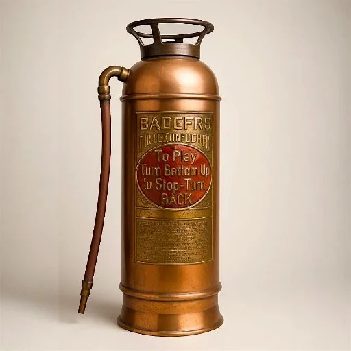 Vintage Copper Fire Extinguisher
