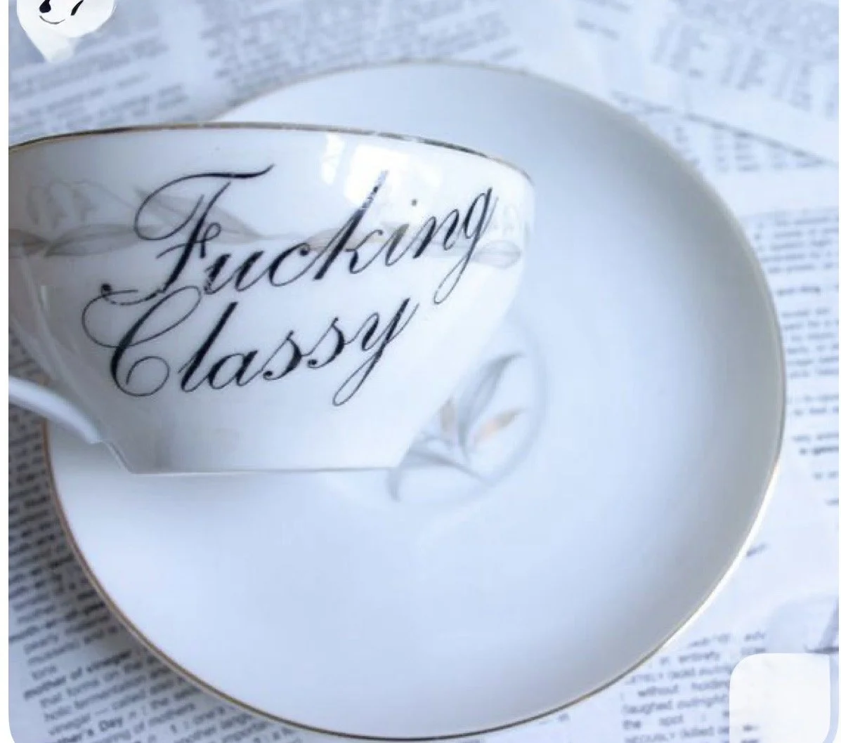 Sassy Engraved Vintage Dish Set