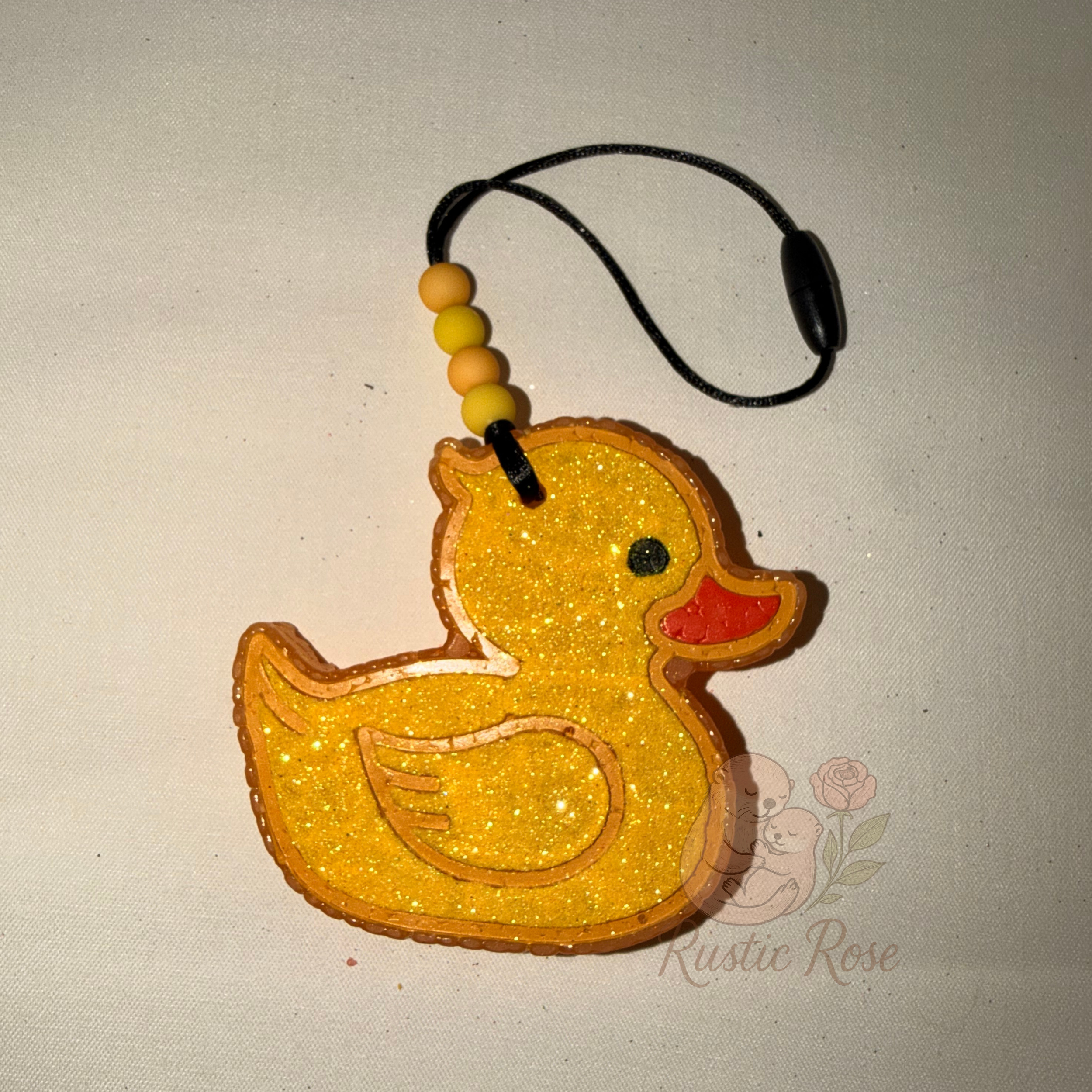 Yellow full Glitter Duck - Bahama Mama