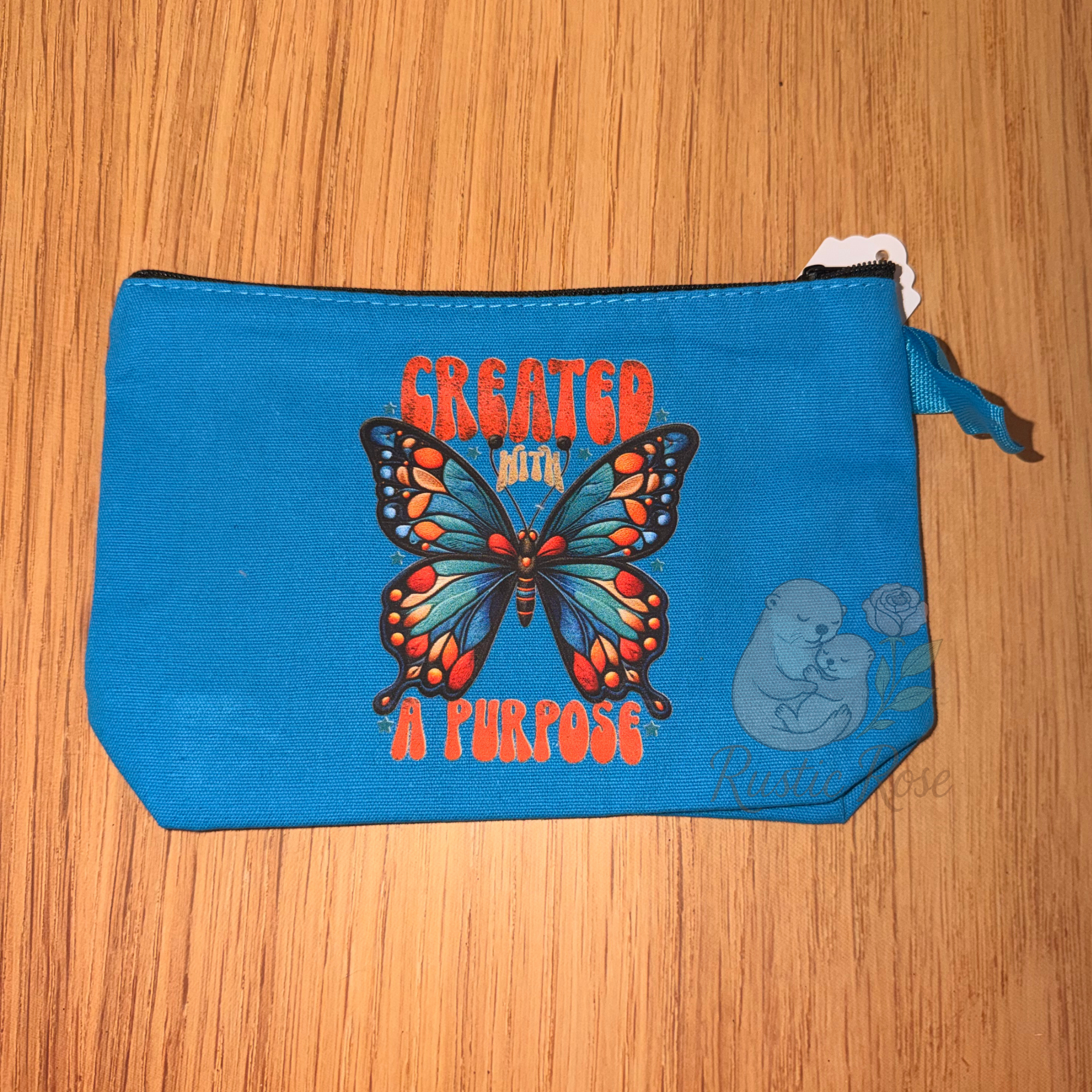 Create a Purpose - Light Blue Canvas Bag