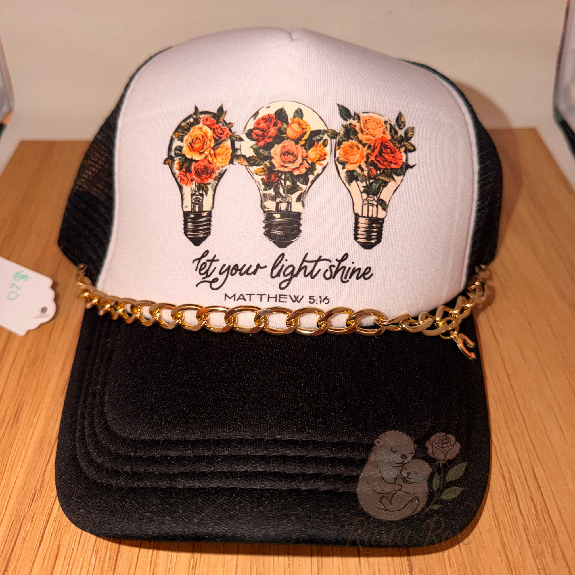 Let your light shine - Black Trucker Hat