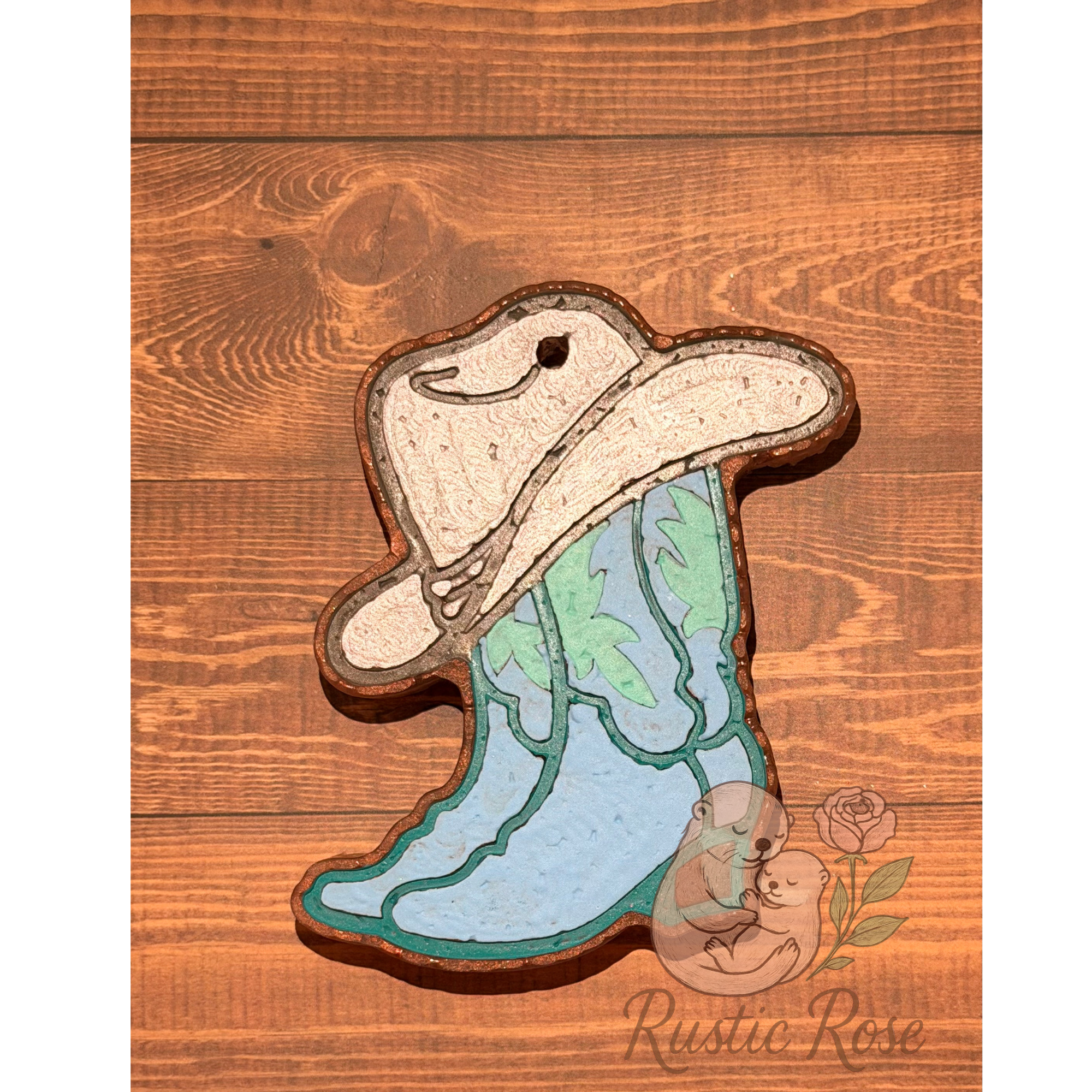 Boot with Hat - Night Ice