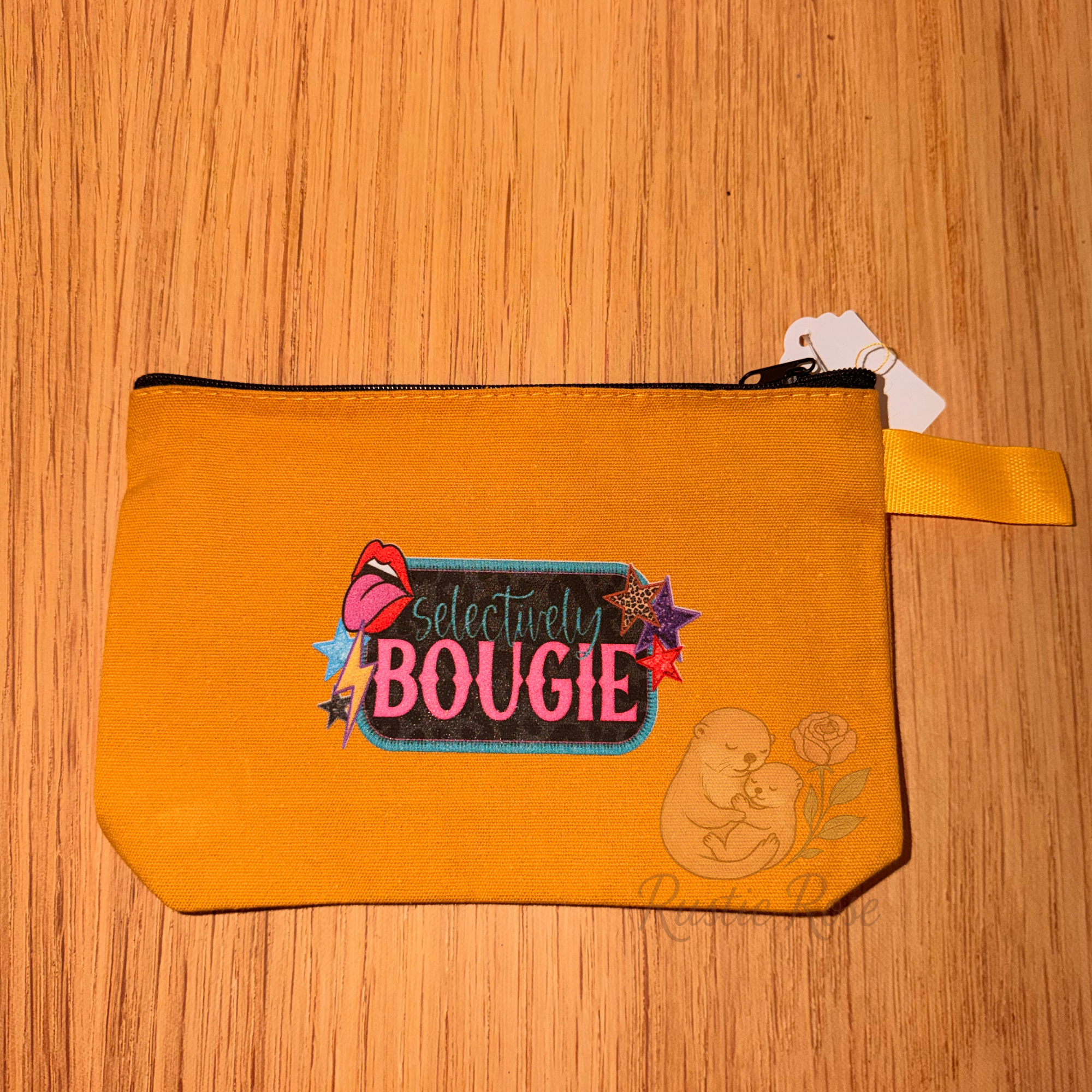 Selectively Bougie  - Mustard Canvas Bag